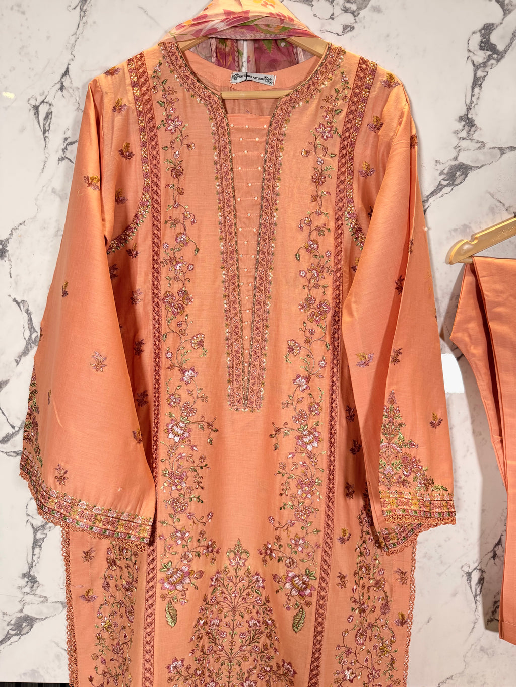 3 Piece Full Embroidered lawn Suit