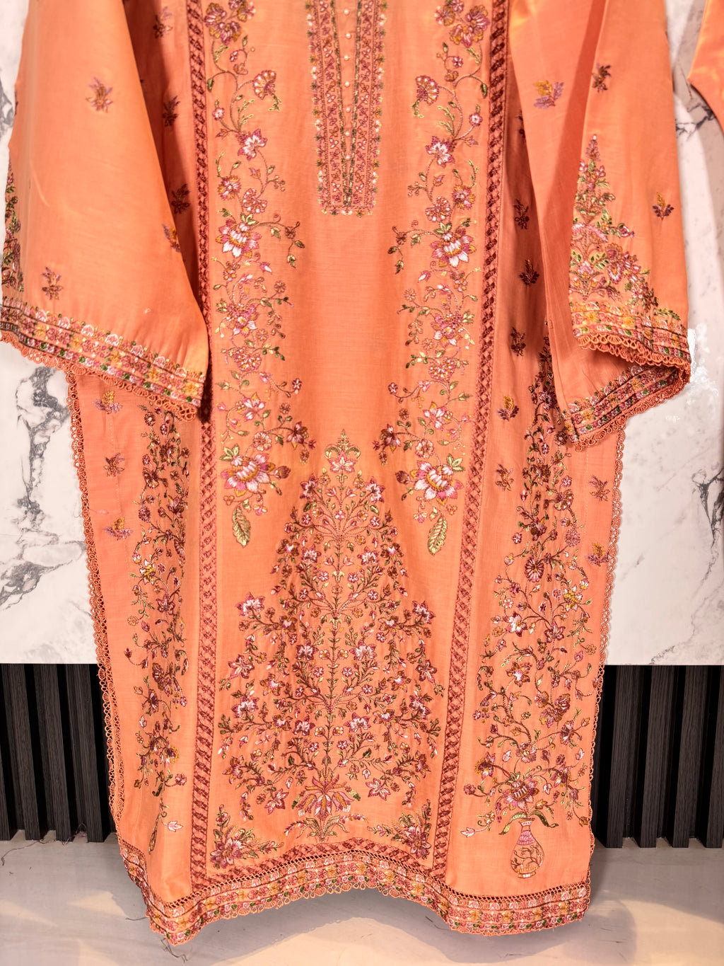 3 Piece Full Embroidered lawn Suit