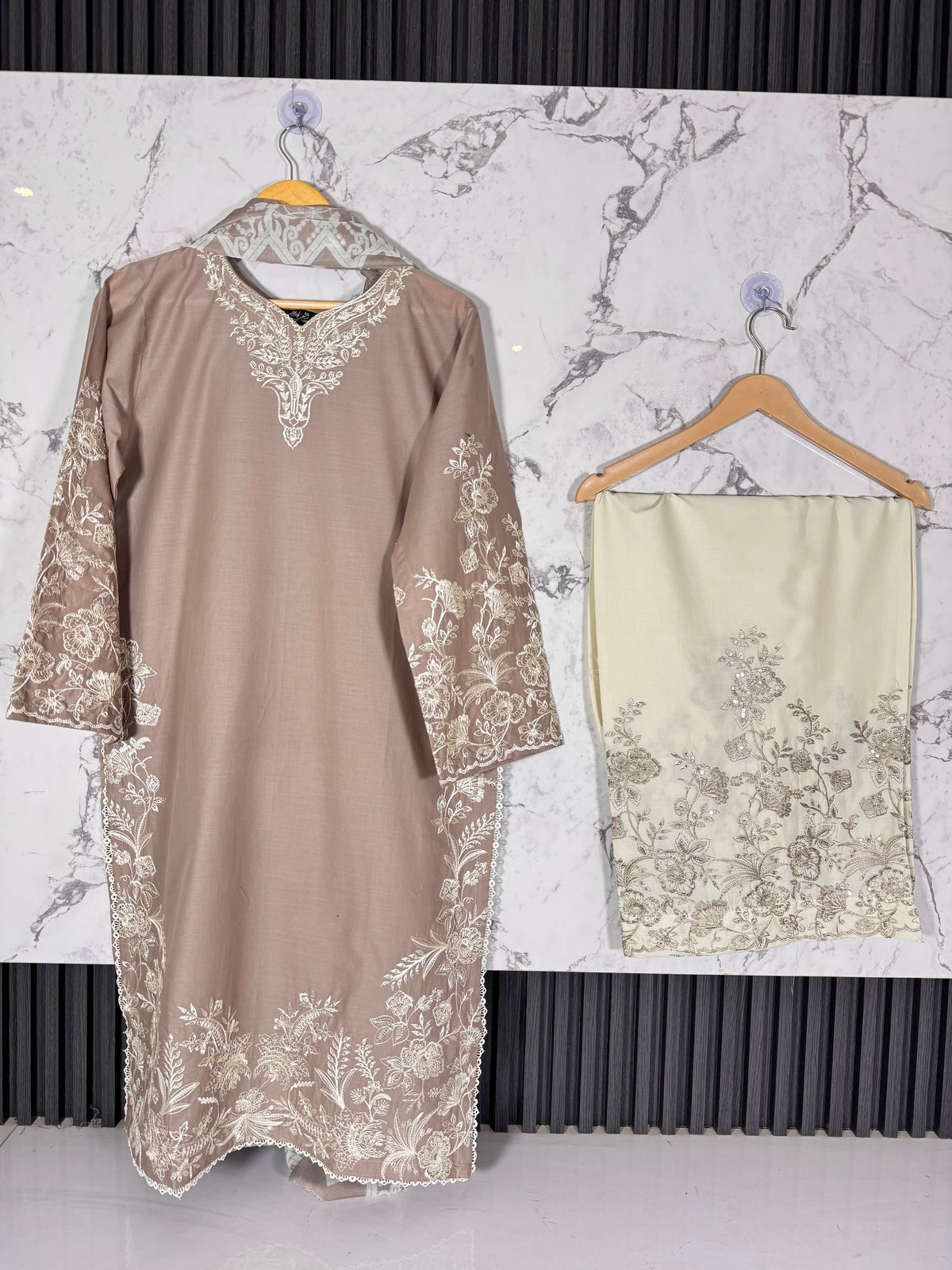 3 Piece Full Embroidered Lawn Cotton Suit