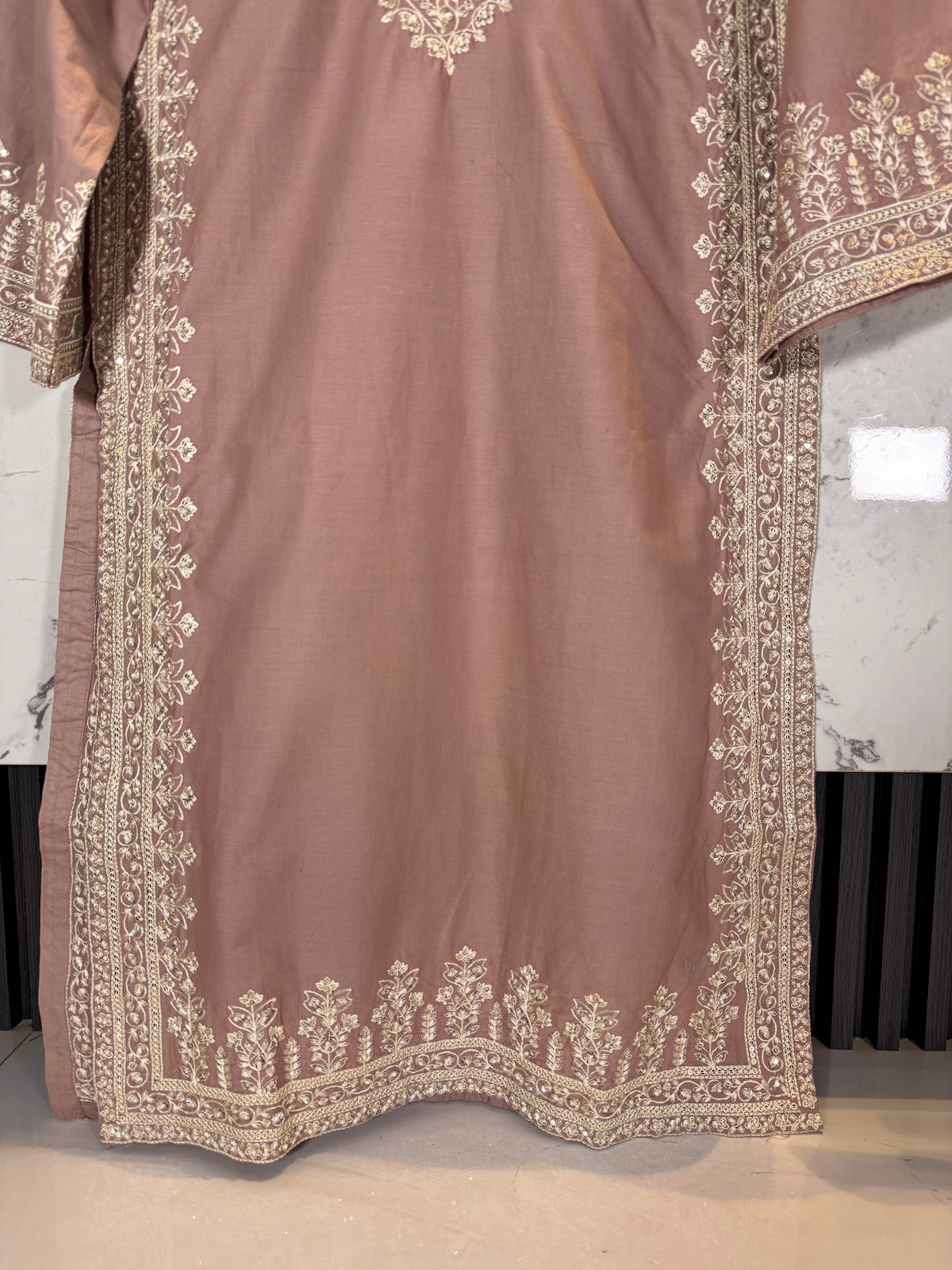 3 Piece Embroidered Winter Cotton Suit