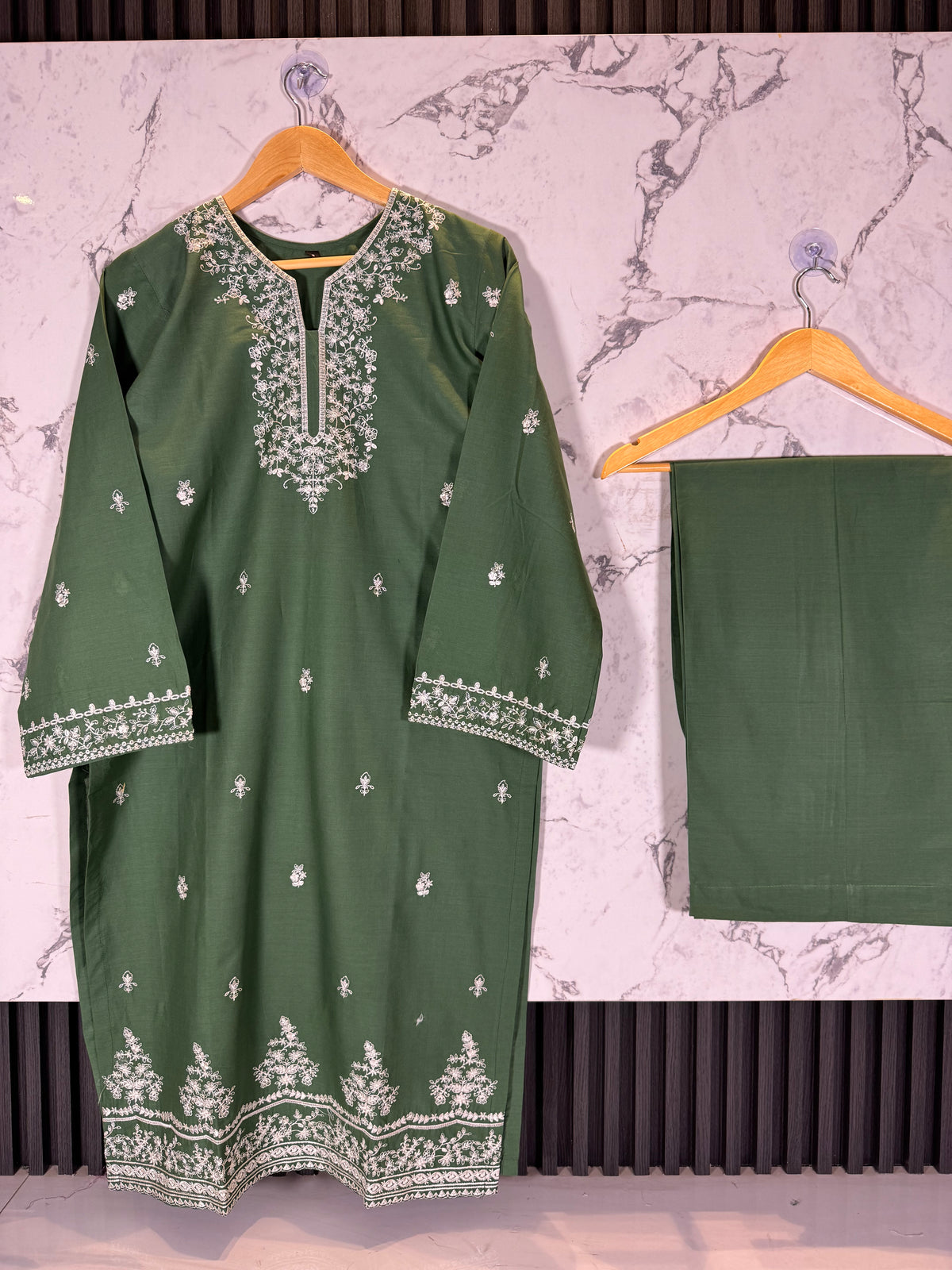 2 Piece Embroidered Lawn Cotton Suit