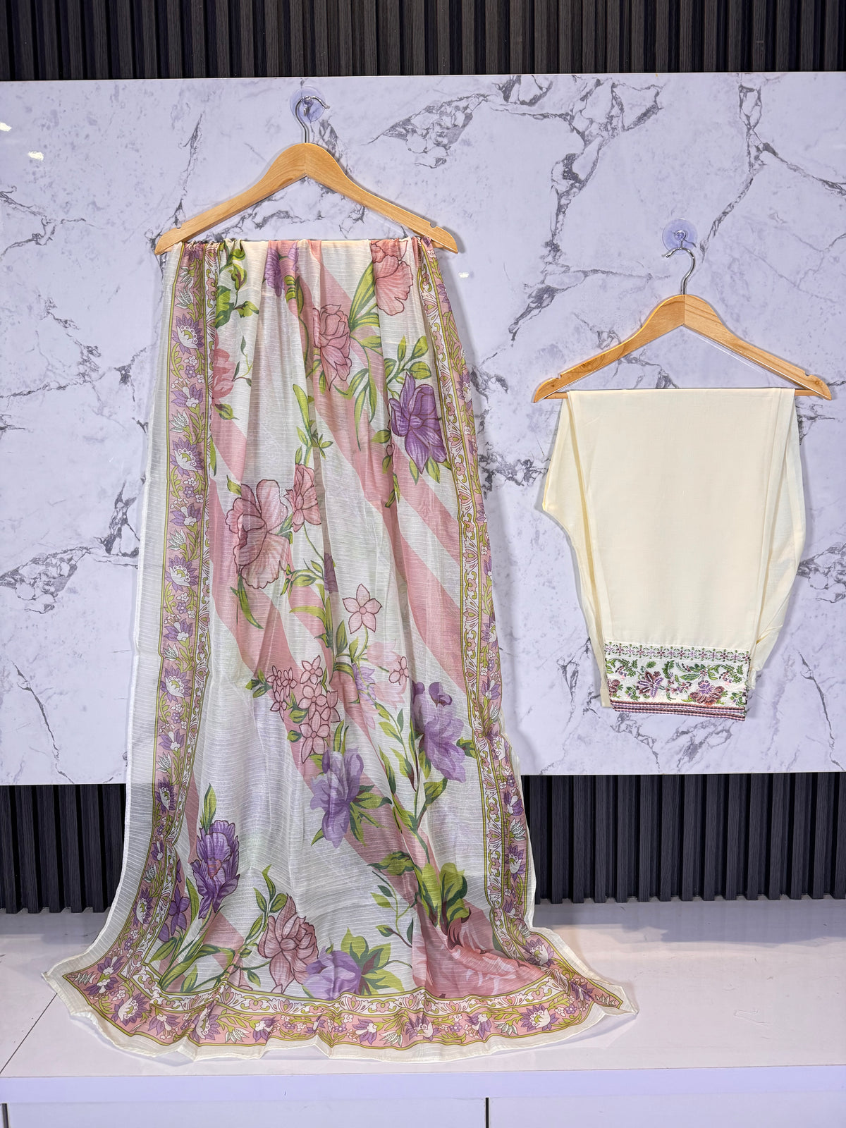 3 Piece Full Embroidered lawn Suit