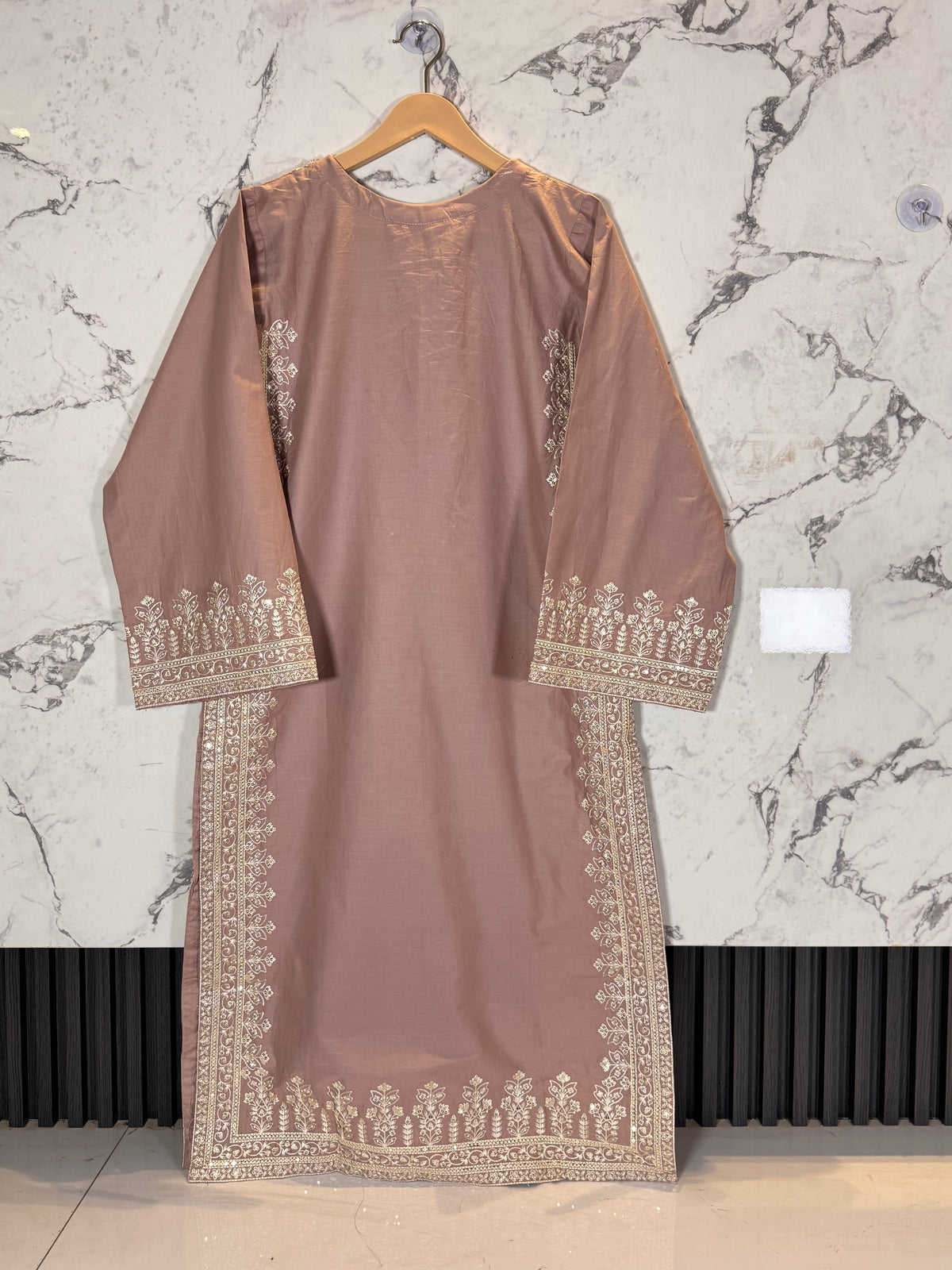 3 Piece Embroidered Winter Cotton Suit