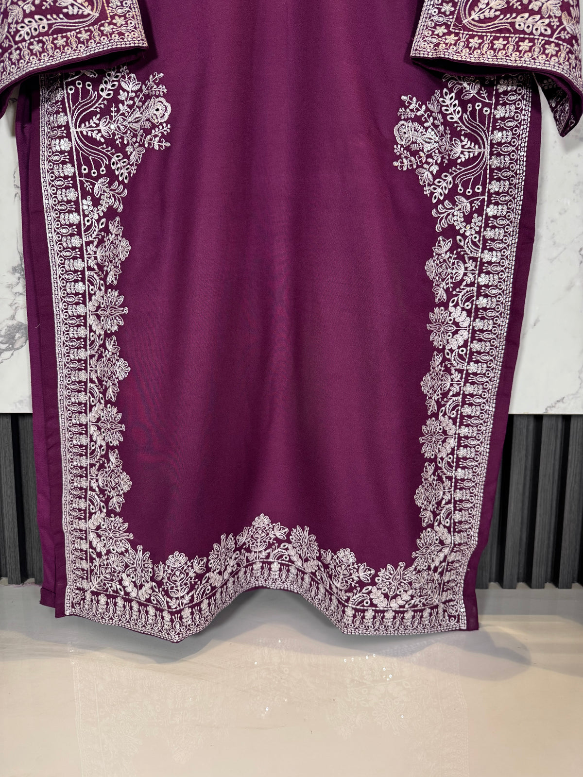 3 Piece Winter Marnia Embroidered Suit