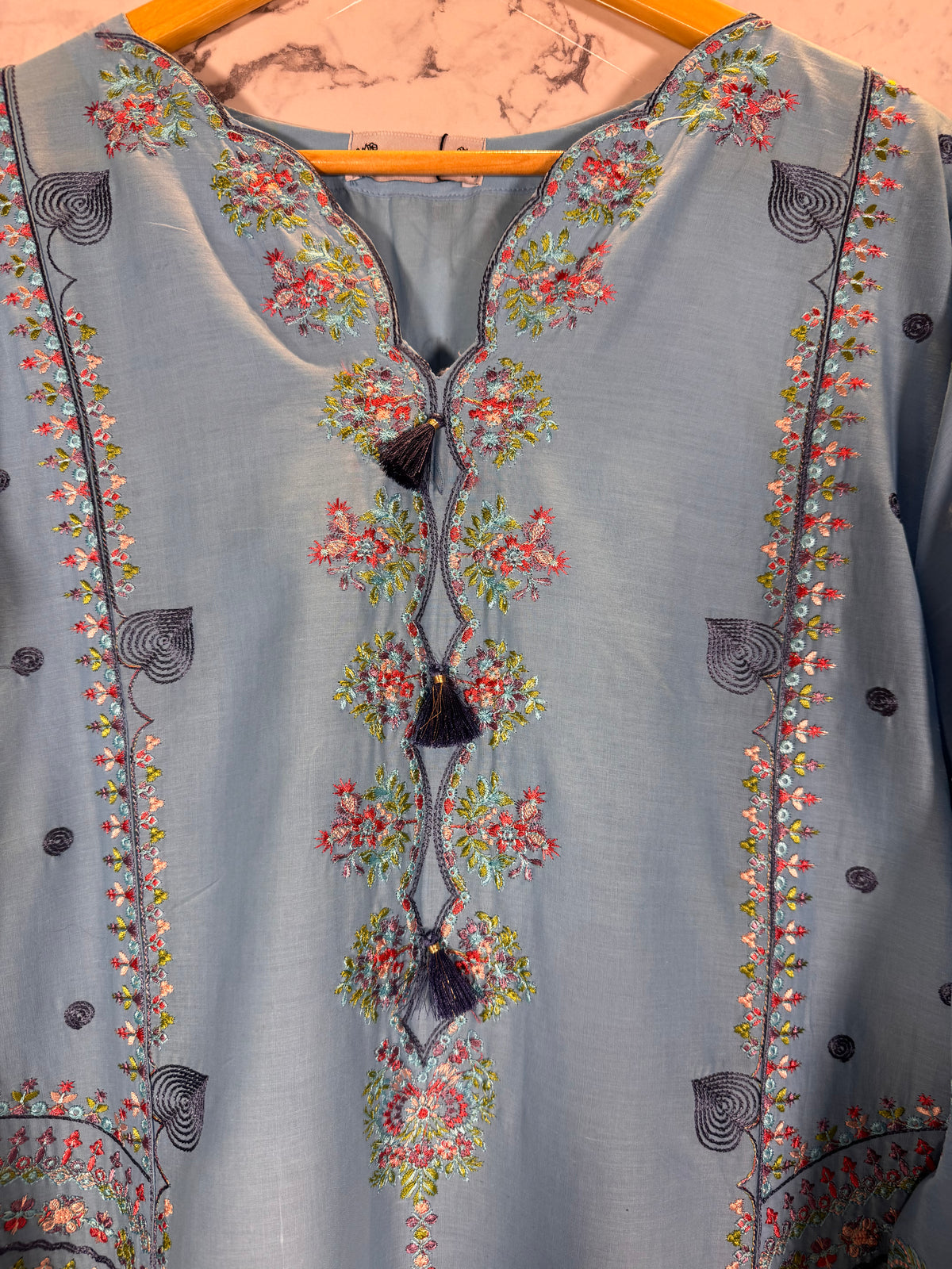 3 Piece Full Embroidered Lawn Suit