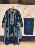 3 Piece Embroidered Winter Cotton Suit