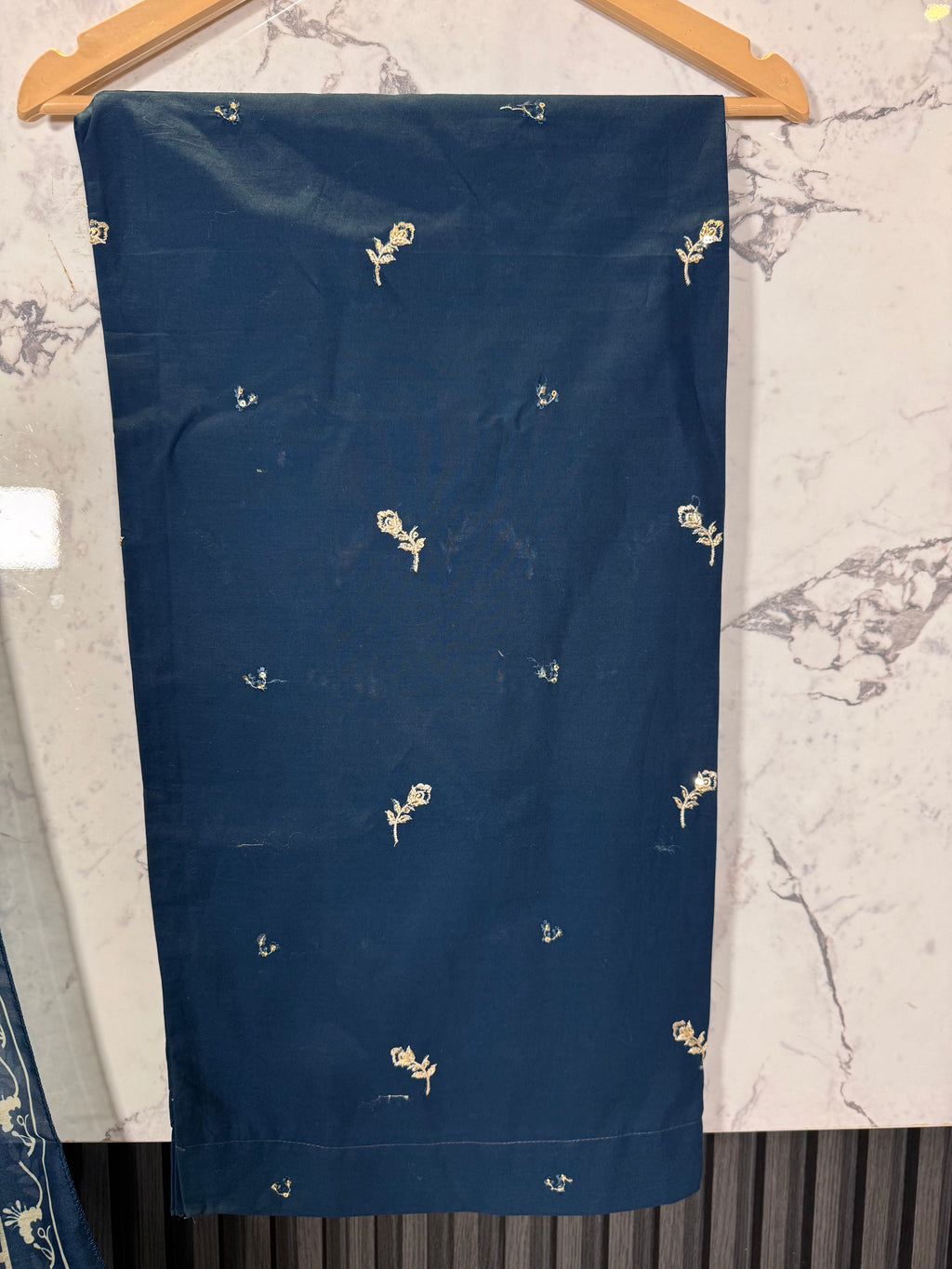 3 Piece Embroidered Winter Cotton Suit