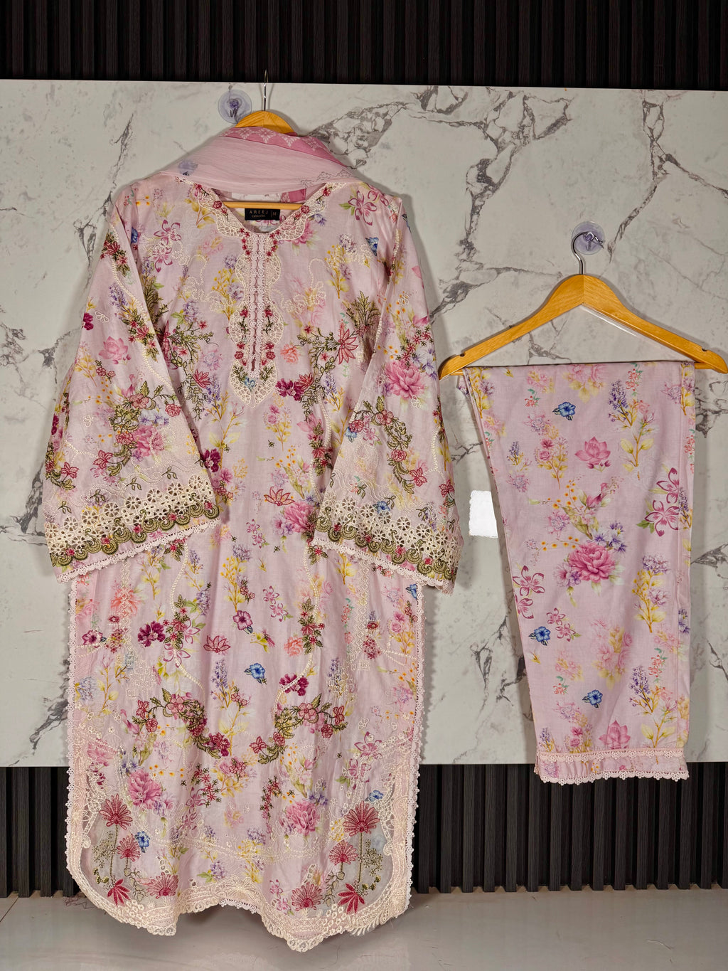3 Piece Embroidered Lawn Suit