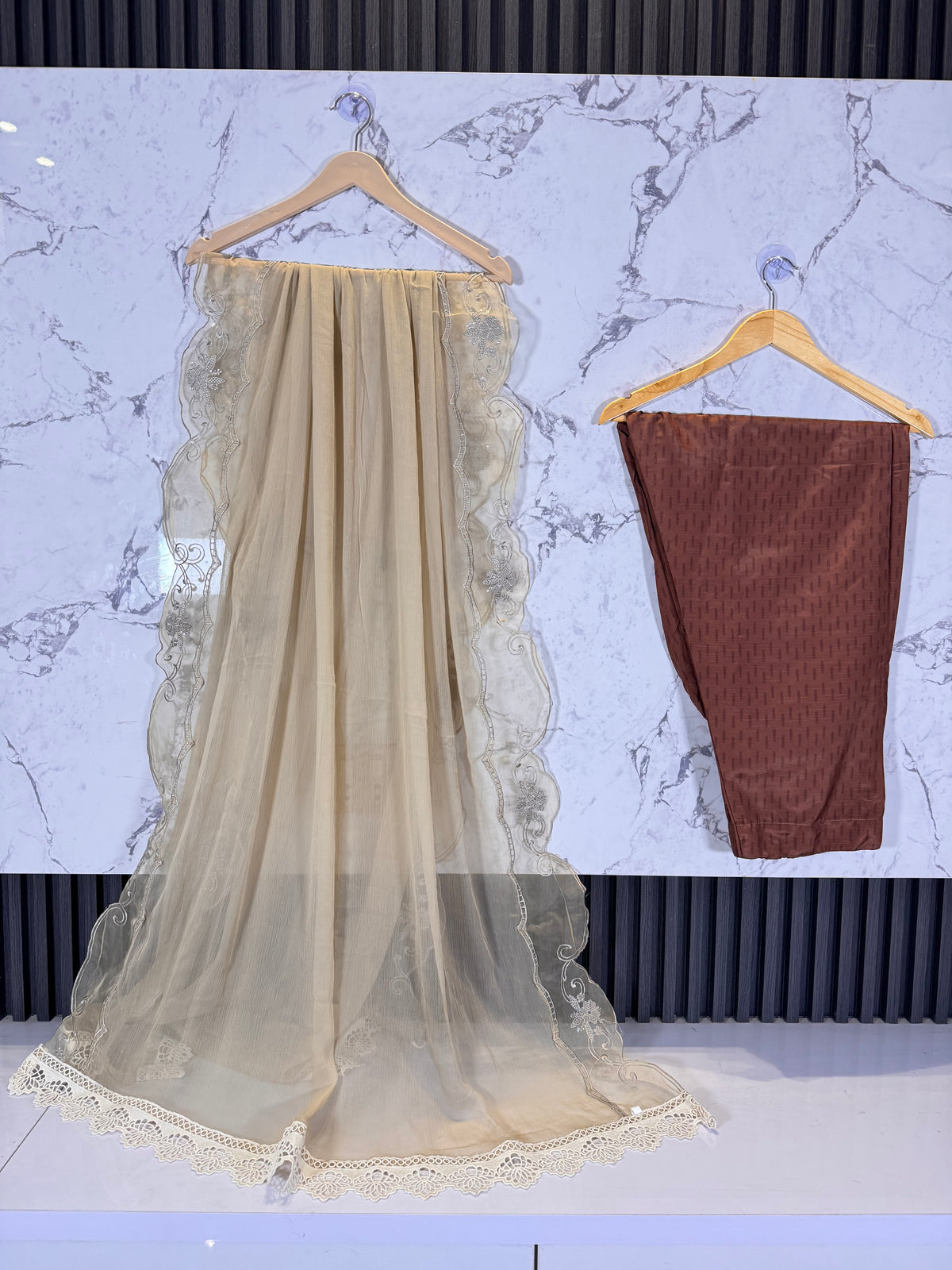 3 Piece Maria B Design Organza Suit