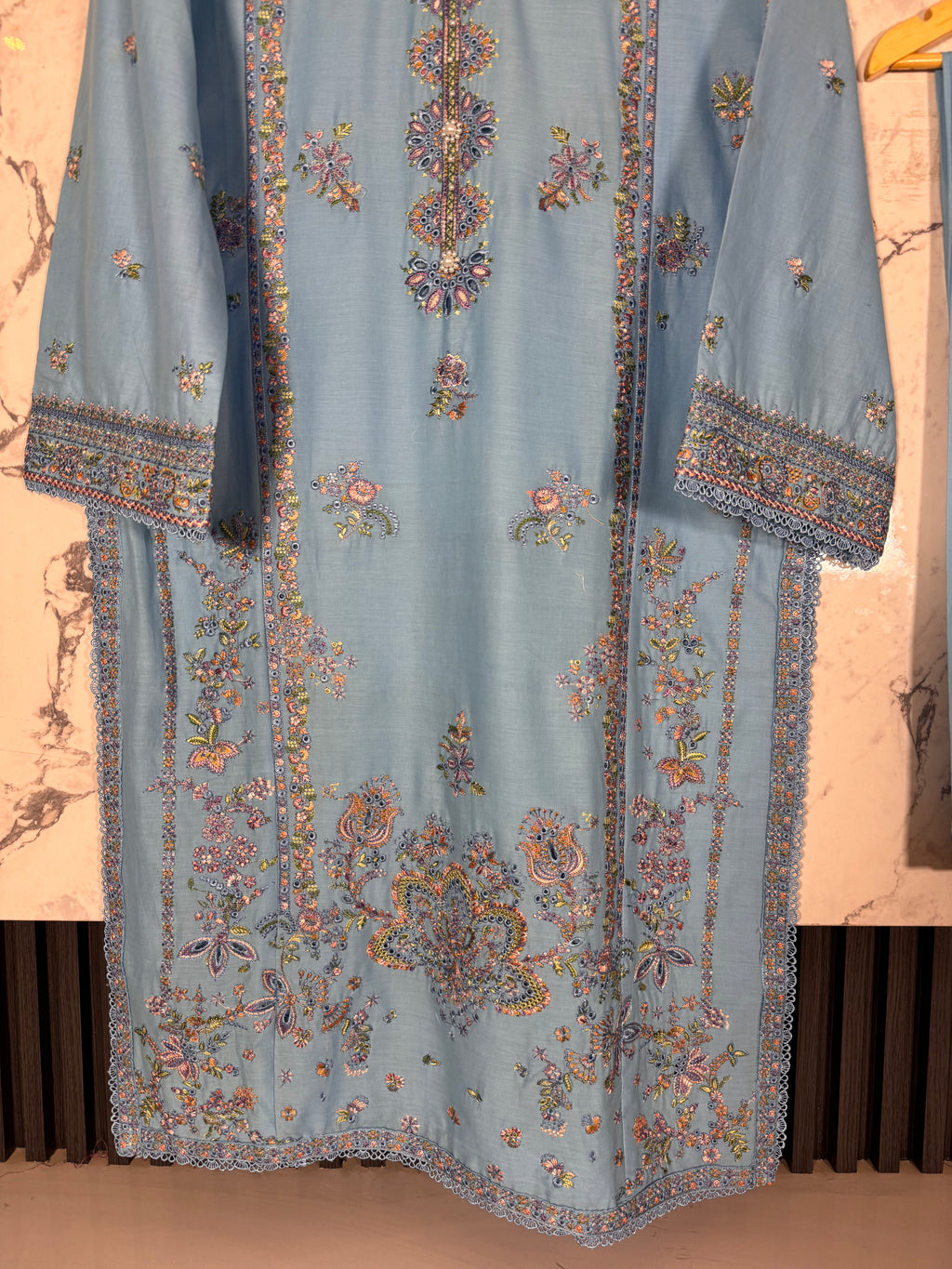 3 Piece Full Embroidered Lawn Suit