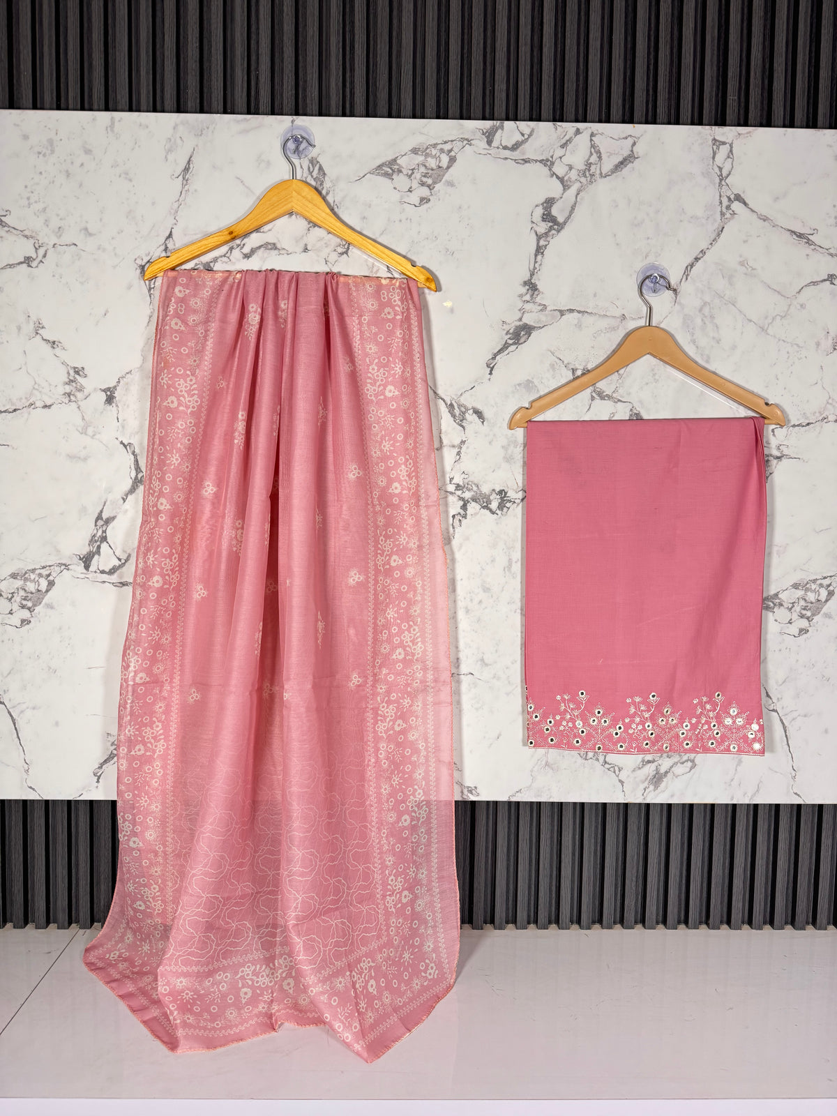 3 Piece Full Embroidered Winter Cotton Suit