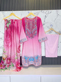 3 Piece - Embroidered Lawn Suit