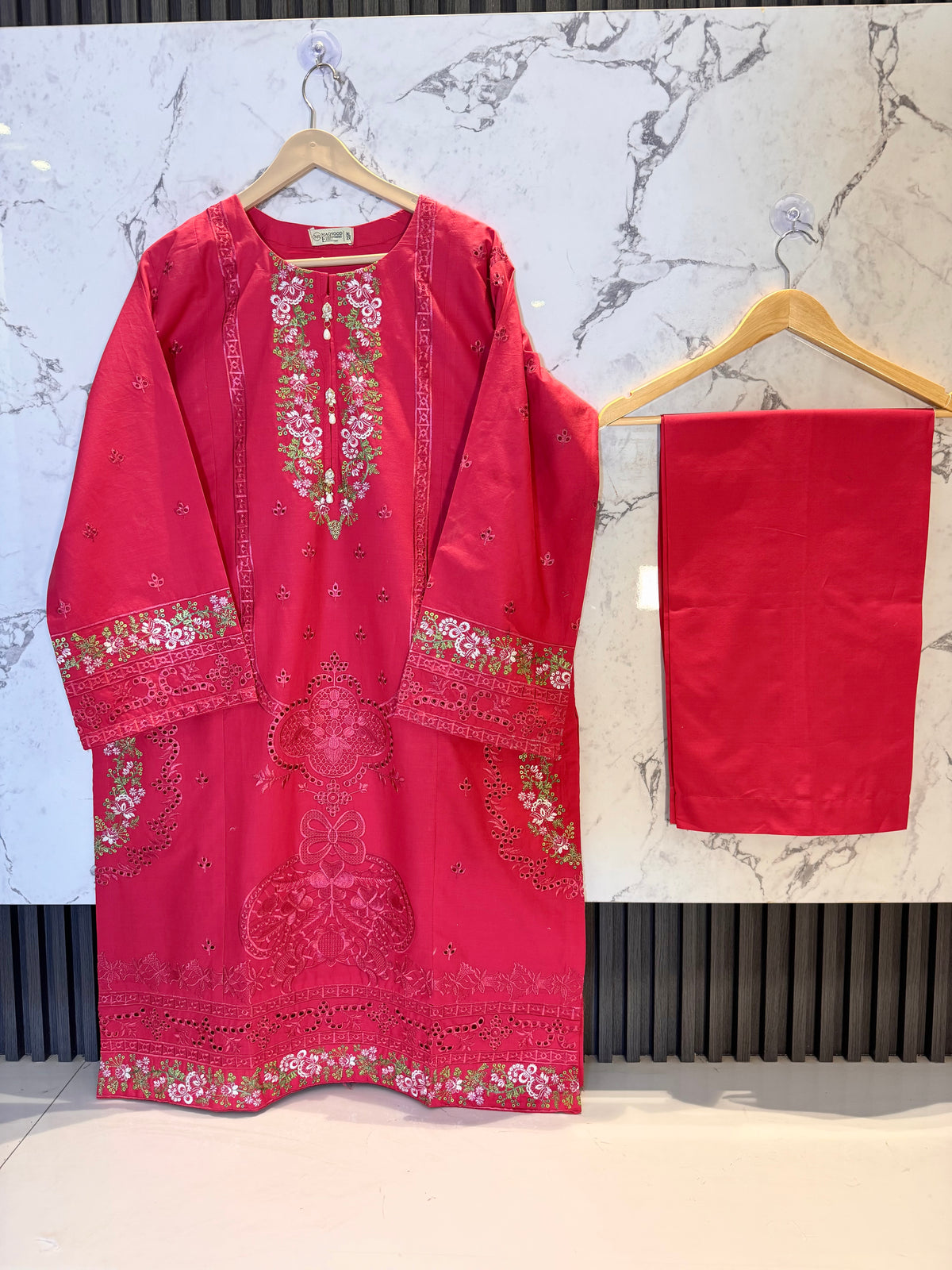 3 Piece Lawn Cotton Embroidered Suit