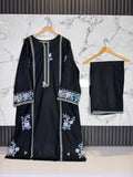 2 Piece Winter Khadder Embroidered Suit