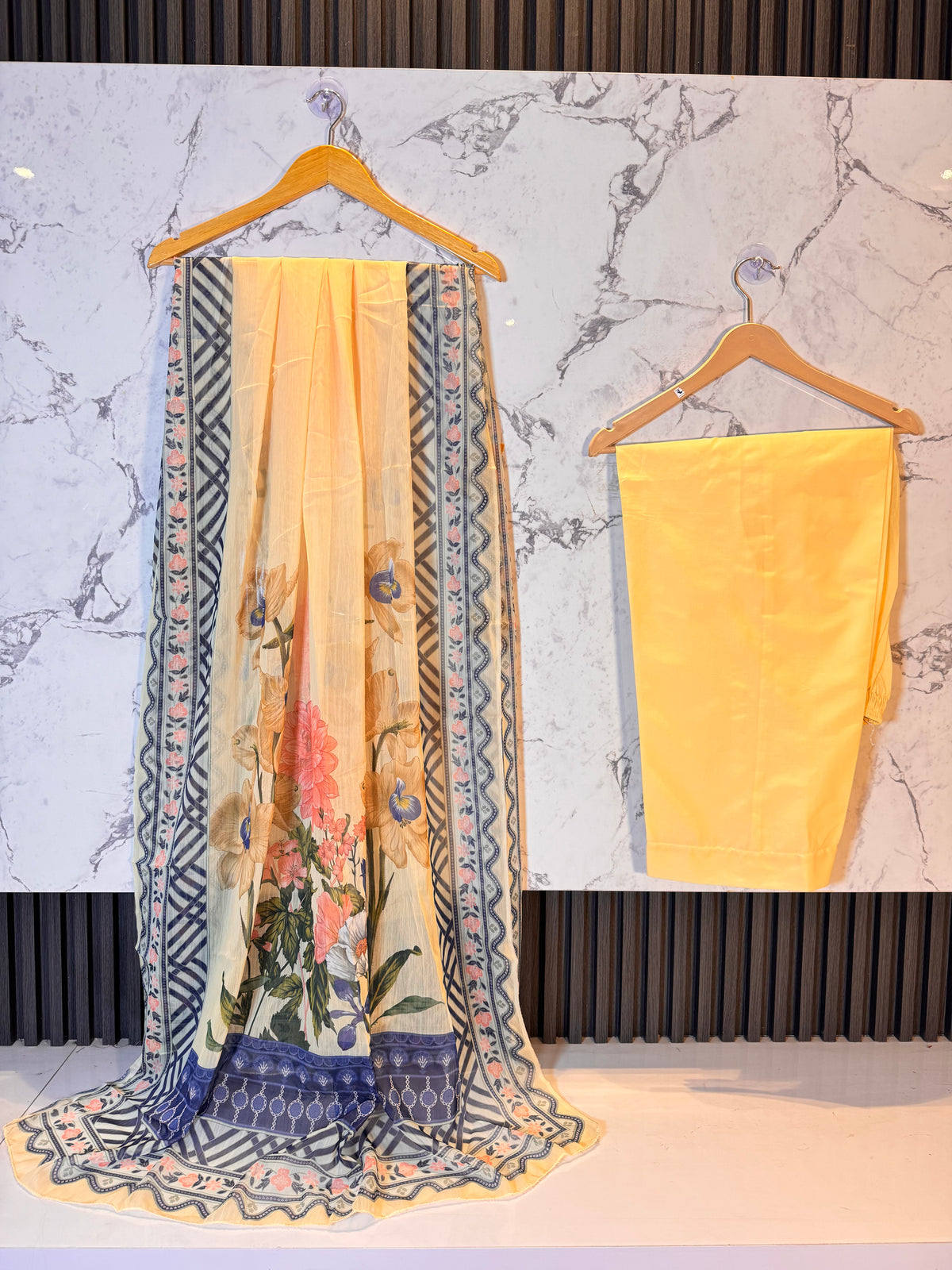 3 Piece Chickenkari Embroidered Lawn Suit