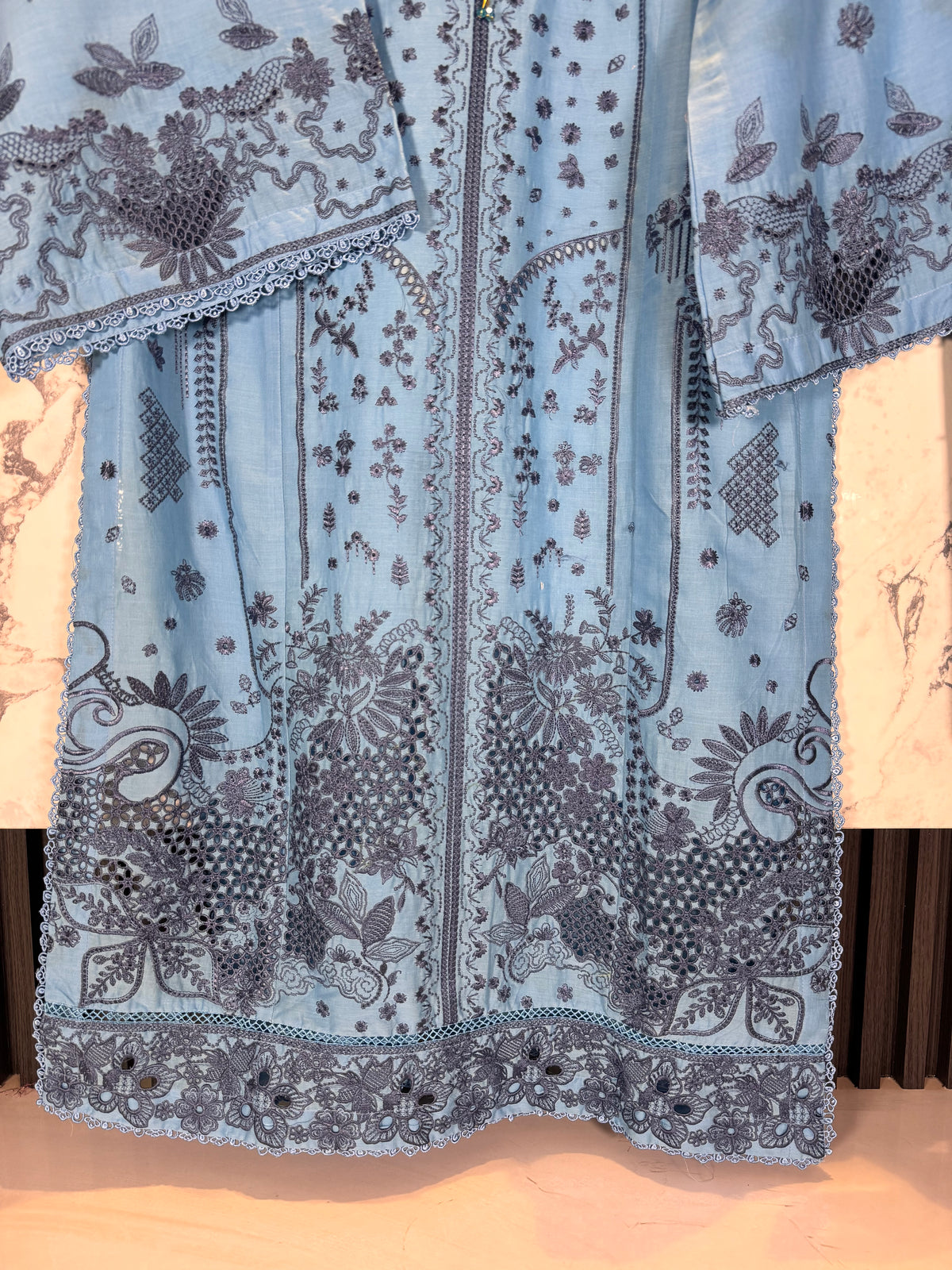 3 Piece Full Embroidered Lawn Suit