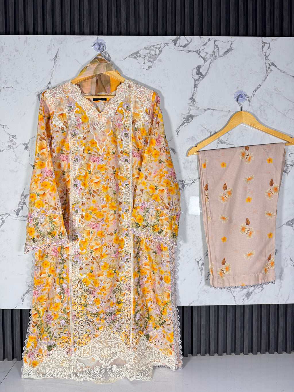 3 Piece Embroidered Lawn Suit