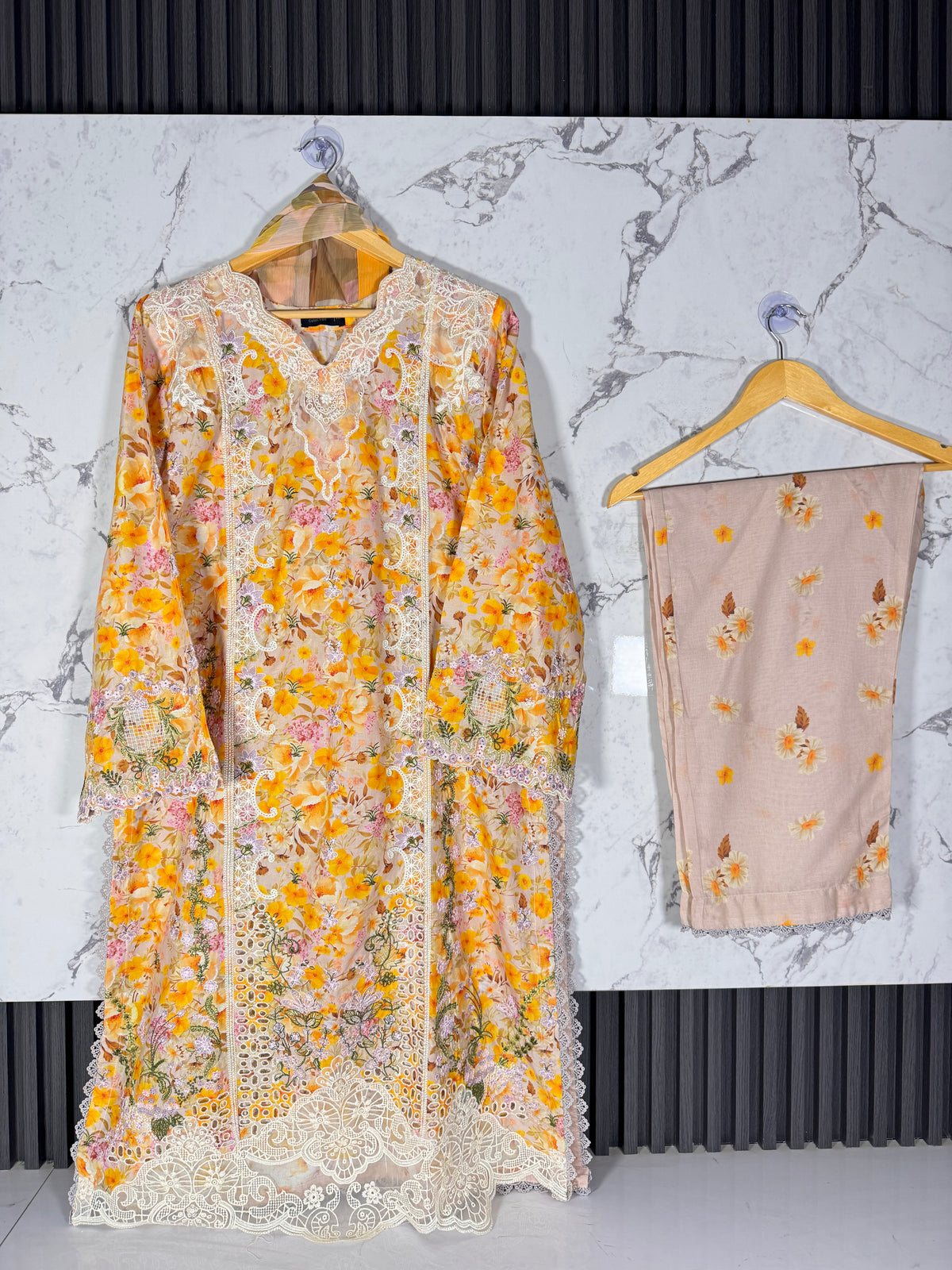 3 Piece Embroidered Lawn Suit