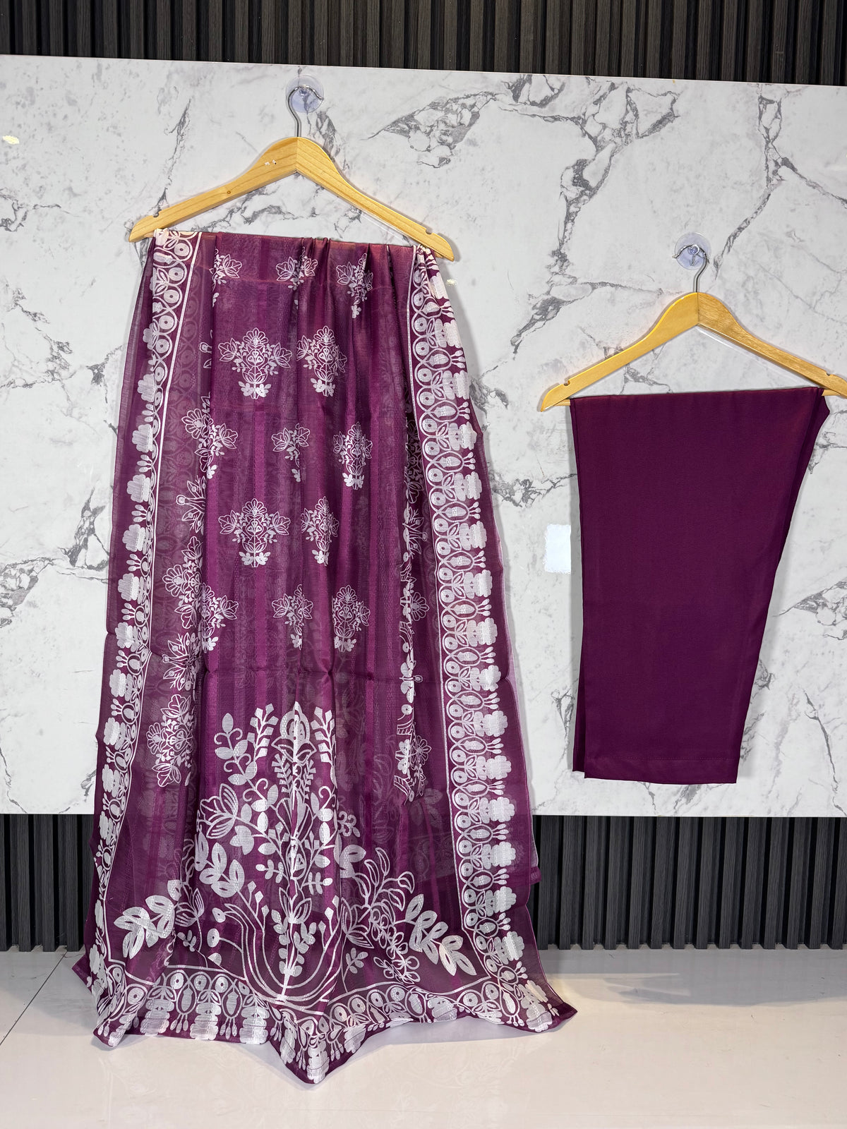 3 Piece Winter Marnia Embroidered Suit
