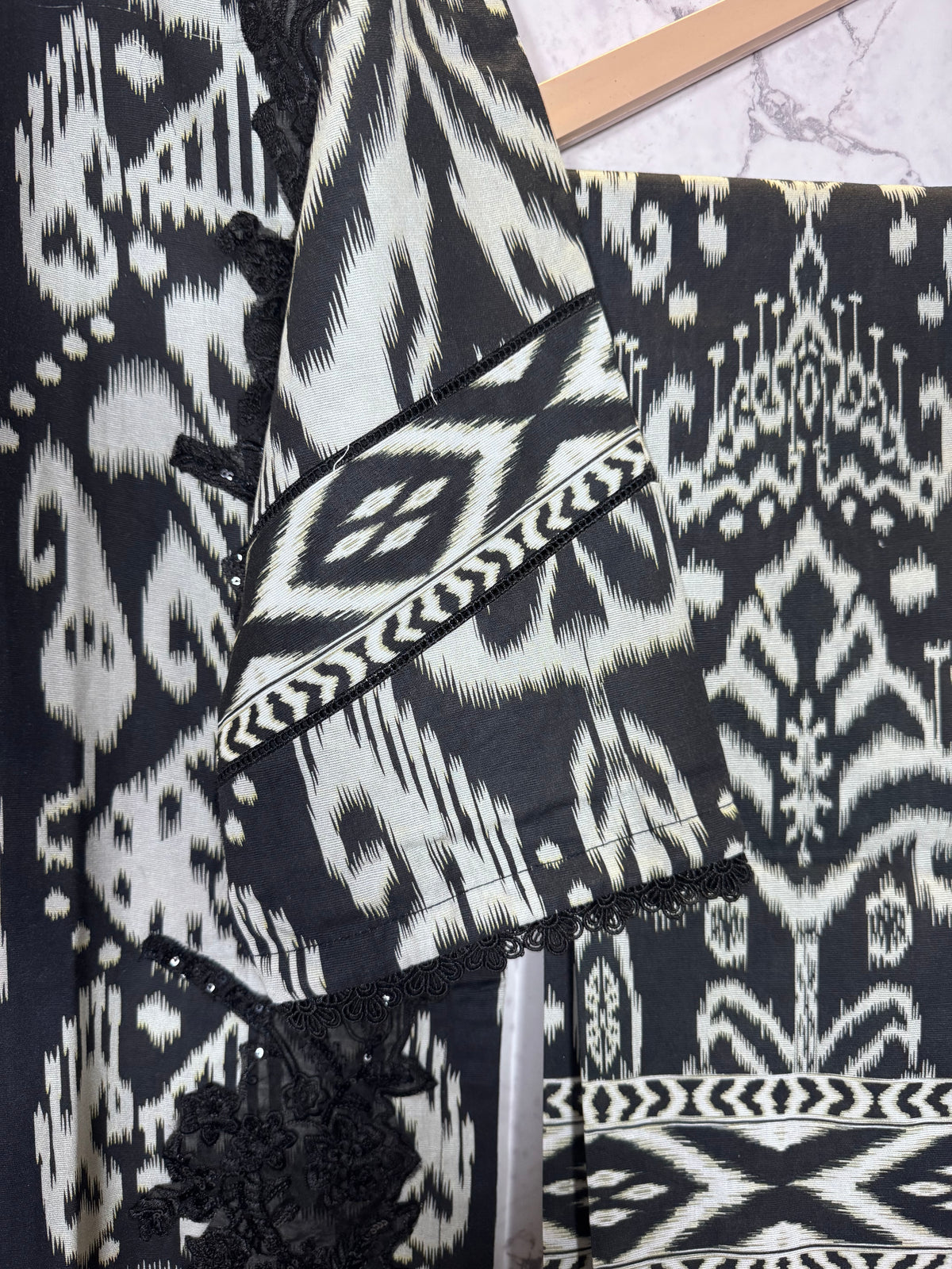 3 Piece Winter Khadder Patch Work Suit