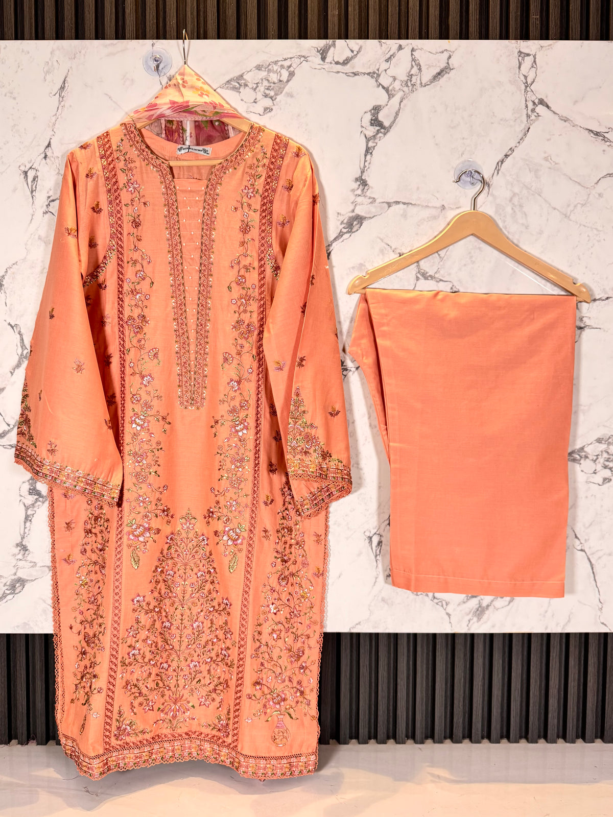3 Piece Full Embroidered lawn Suit