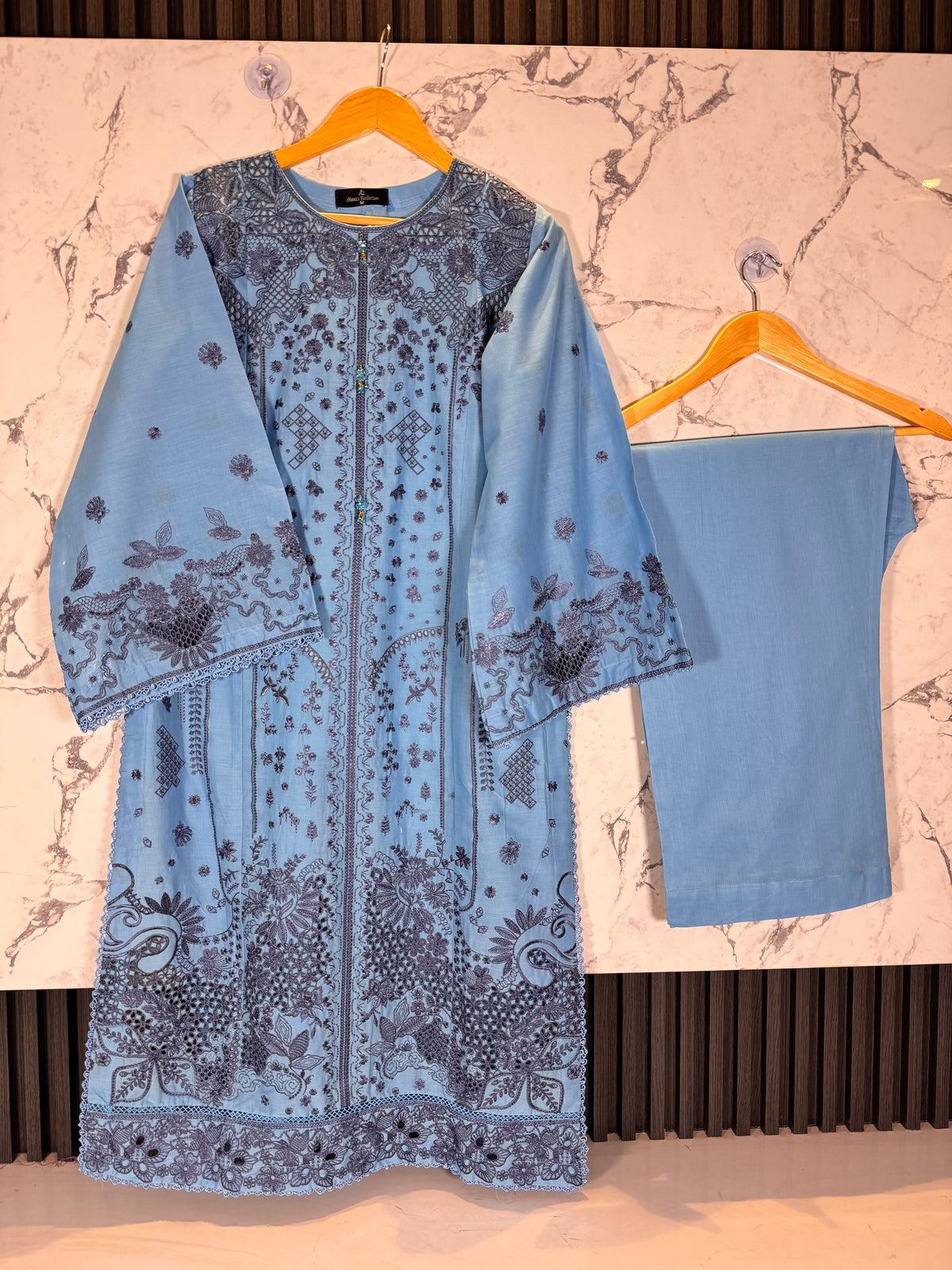3 Piece Full Embroidered Lawn Suit