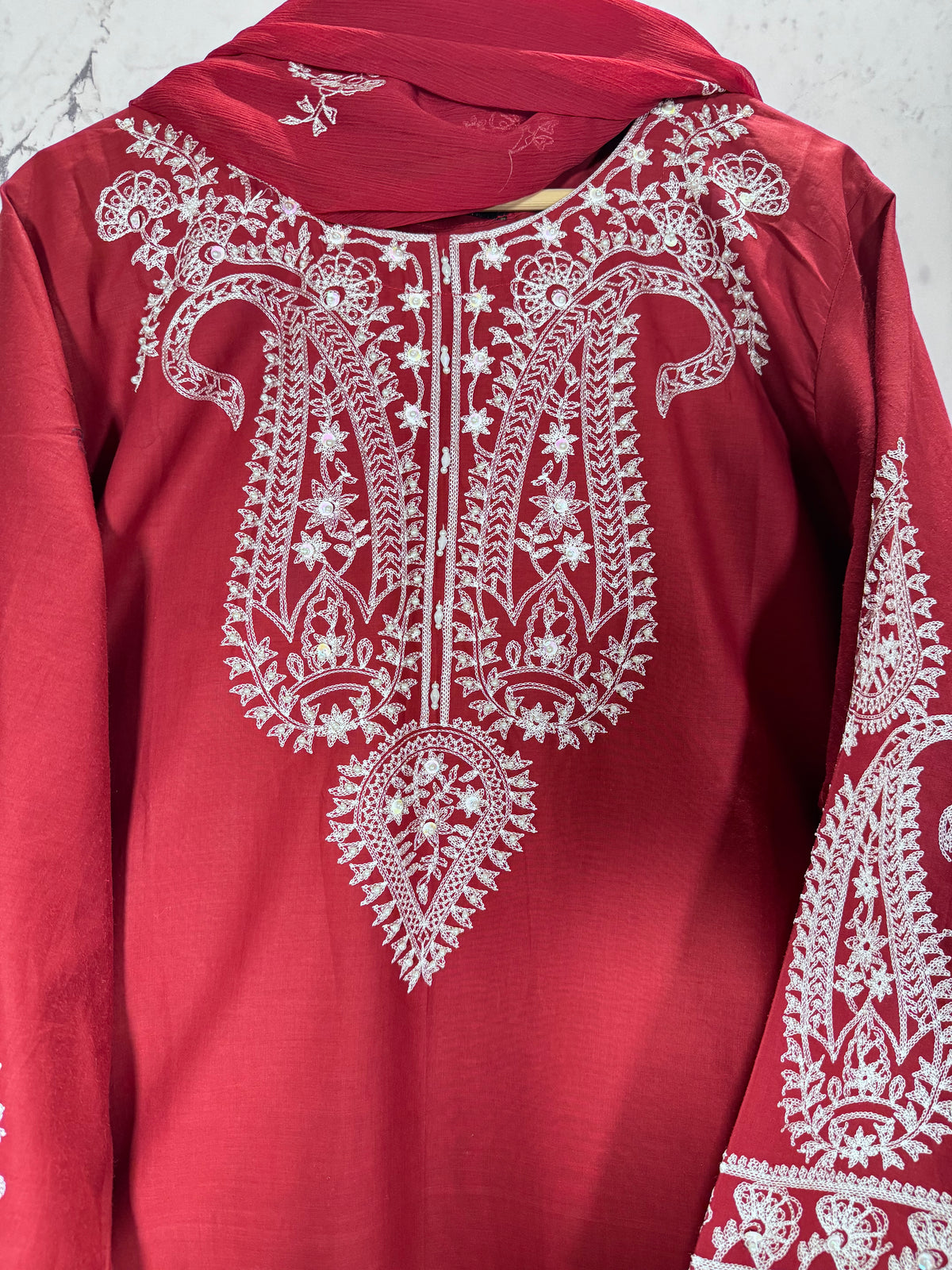 3 Piece Lawn Cotton Embroidered Suit