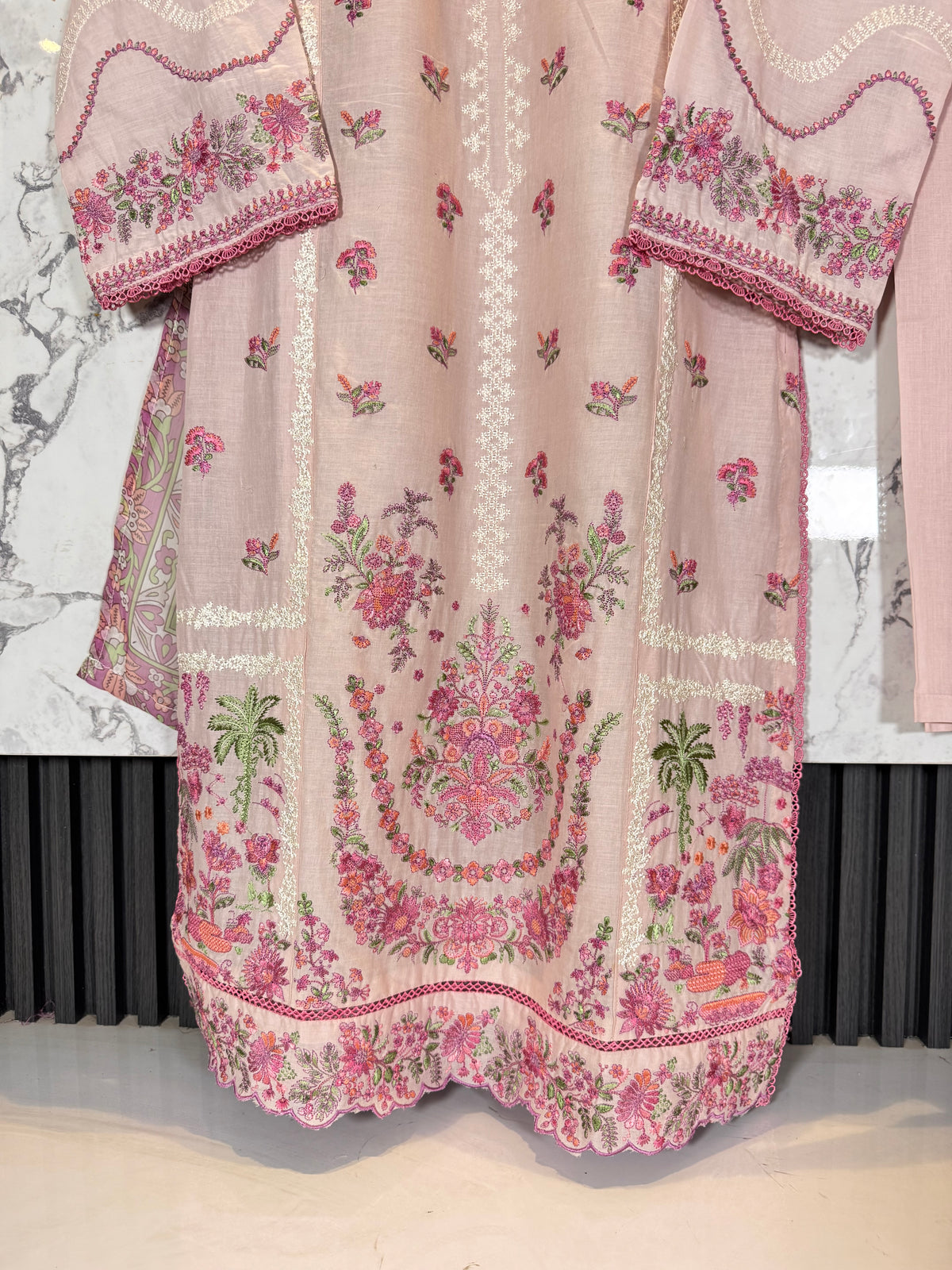 3 Piece Full Embroidered lawn Suit