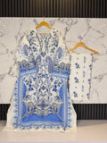 3 Piece Winter Cambric Kaftan