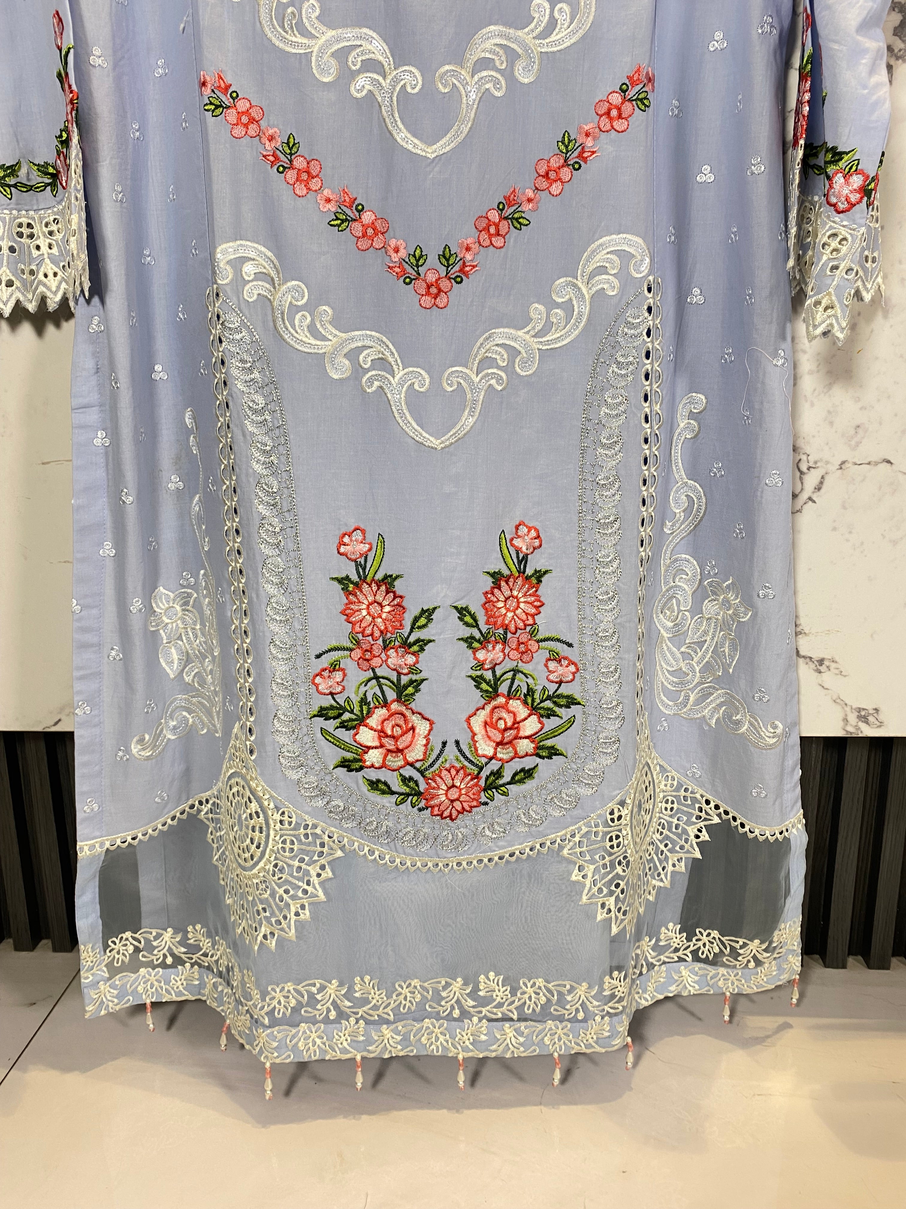 3 Piece - Embroidered Suit