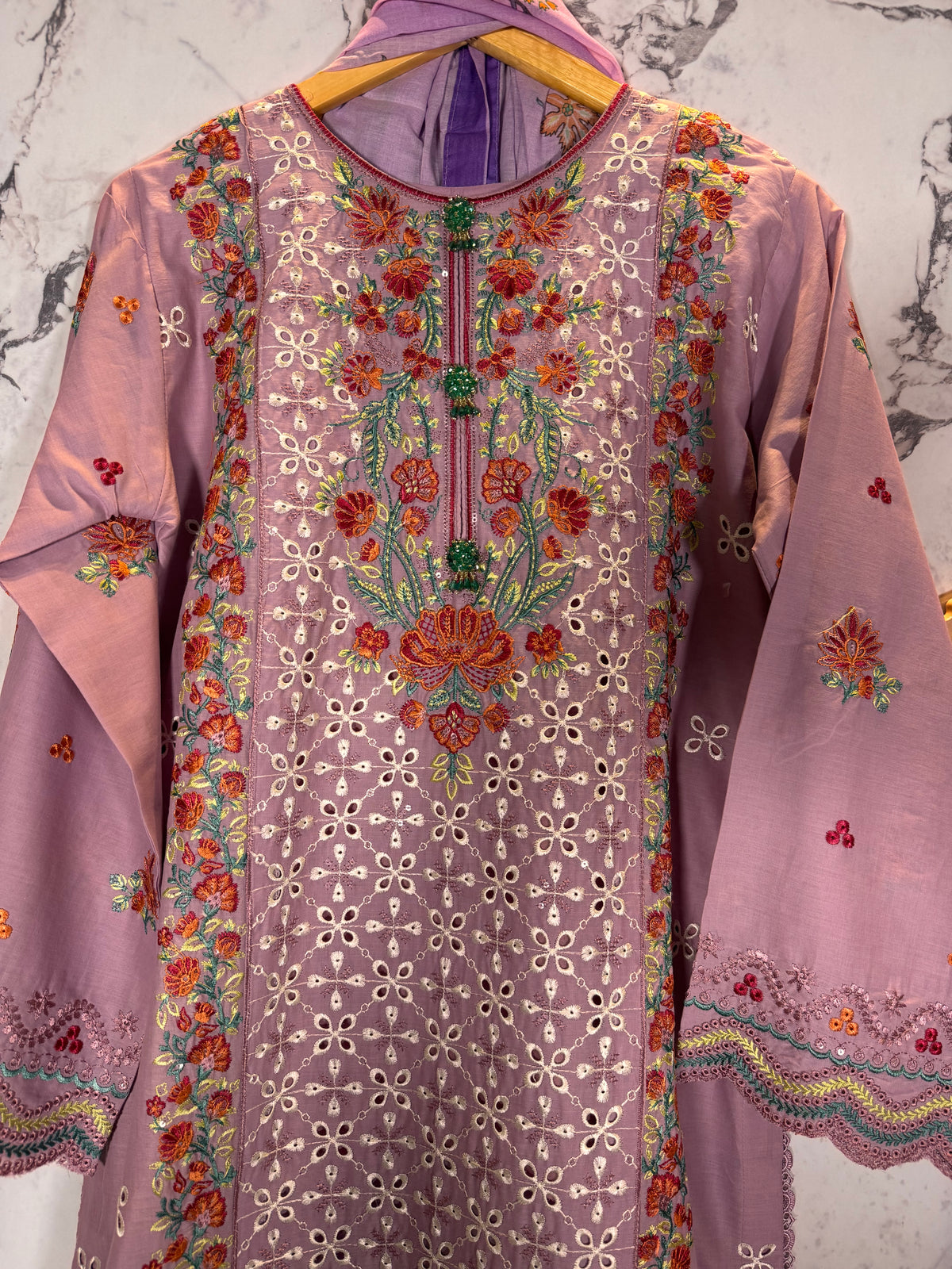 3 Piece Embroidered lawn suit