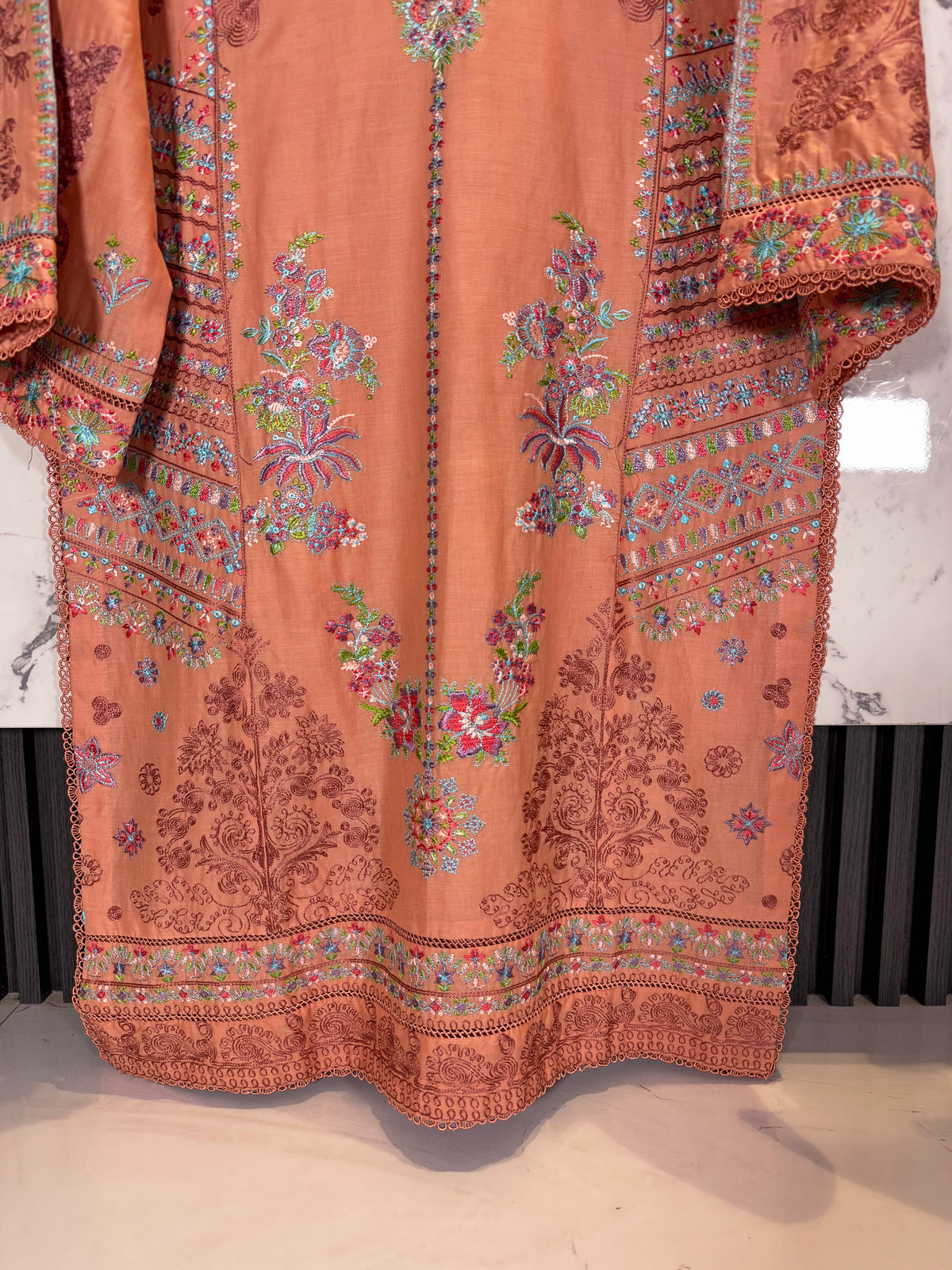 3 Piece Lawn Full Embroidered Suit