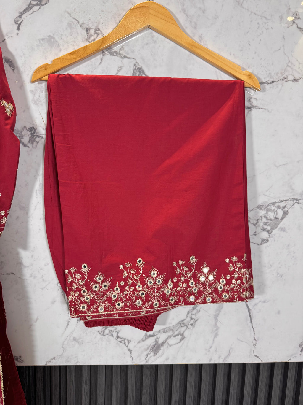 3 Piece Embroidered Winter Cotton Suit