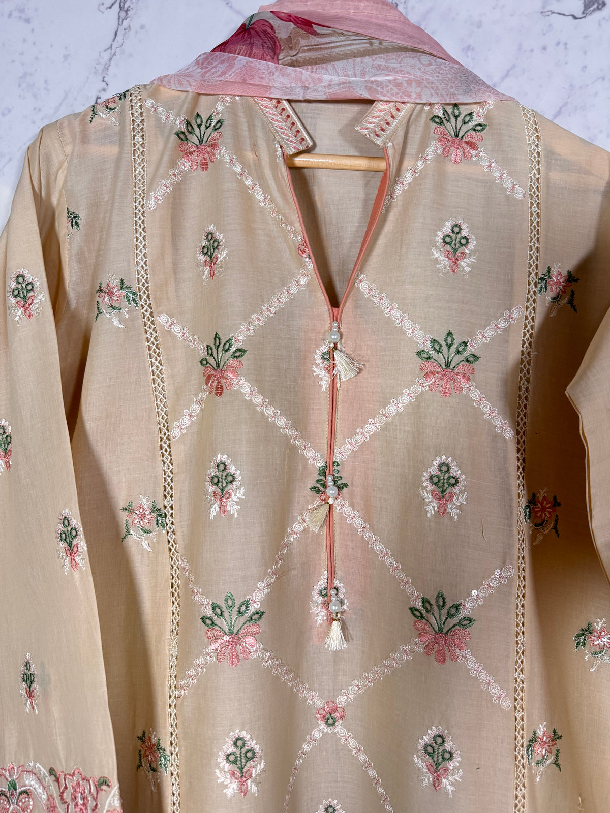 3 Piece Embroidered Lawn Suit