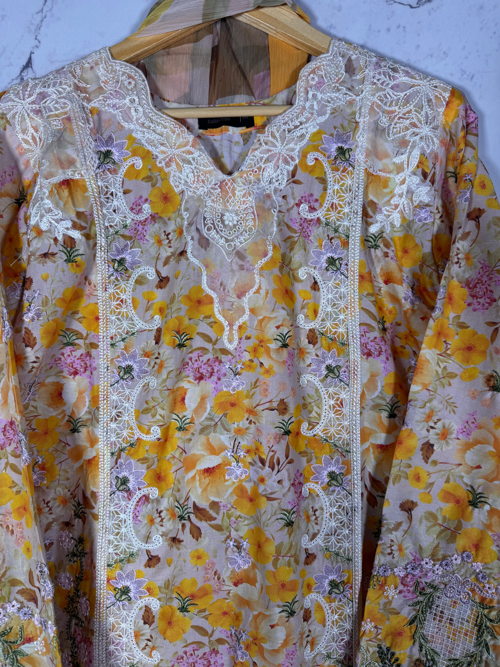 3 Piece Embroidered Lawn Suit