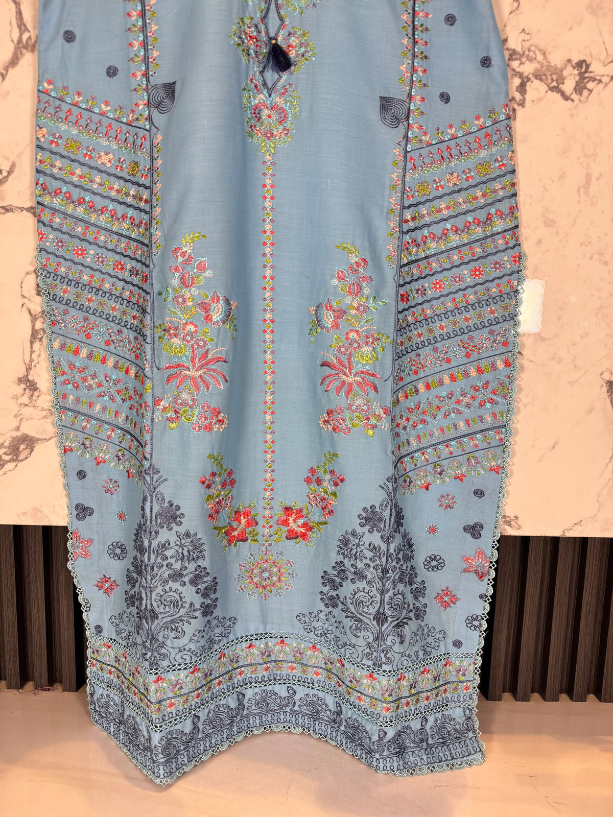 3 Piece Full Embroidered Lawn Suit