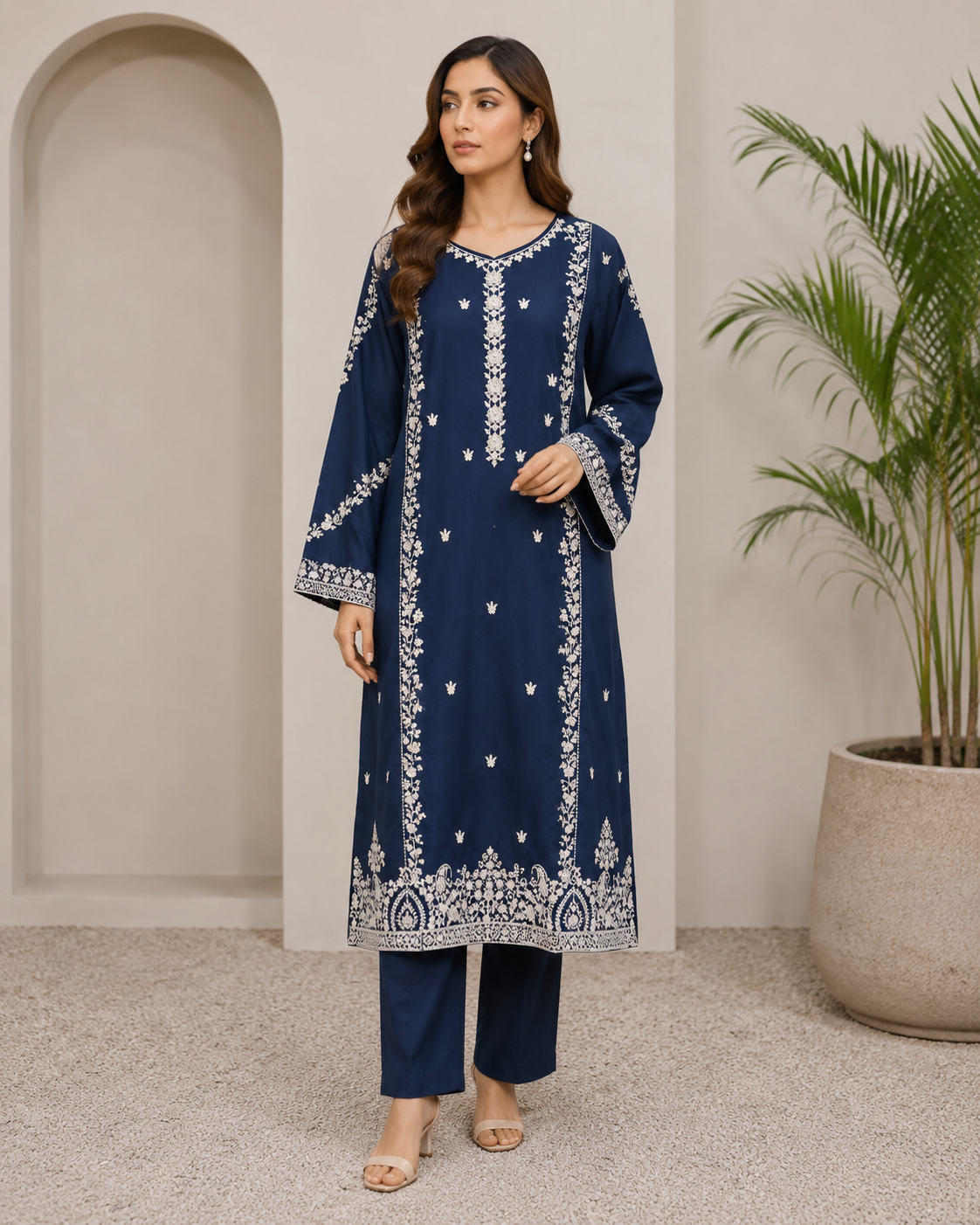 2 Piece Embroidered Lawn Suit