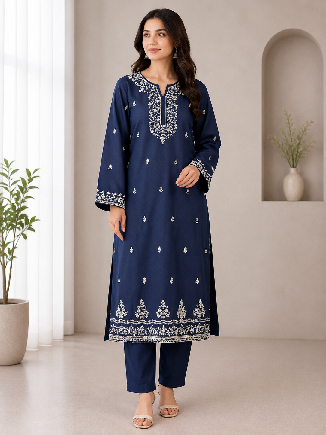 2 Piece Embroidered Lawn Suit