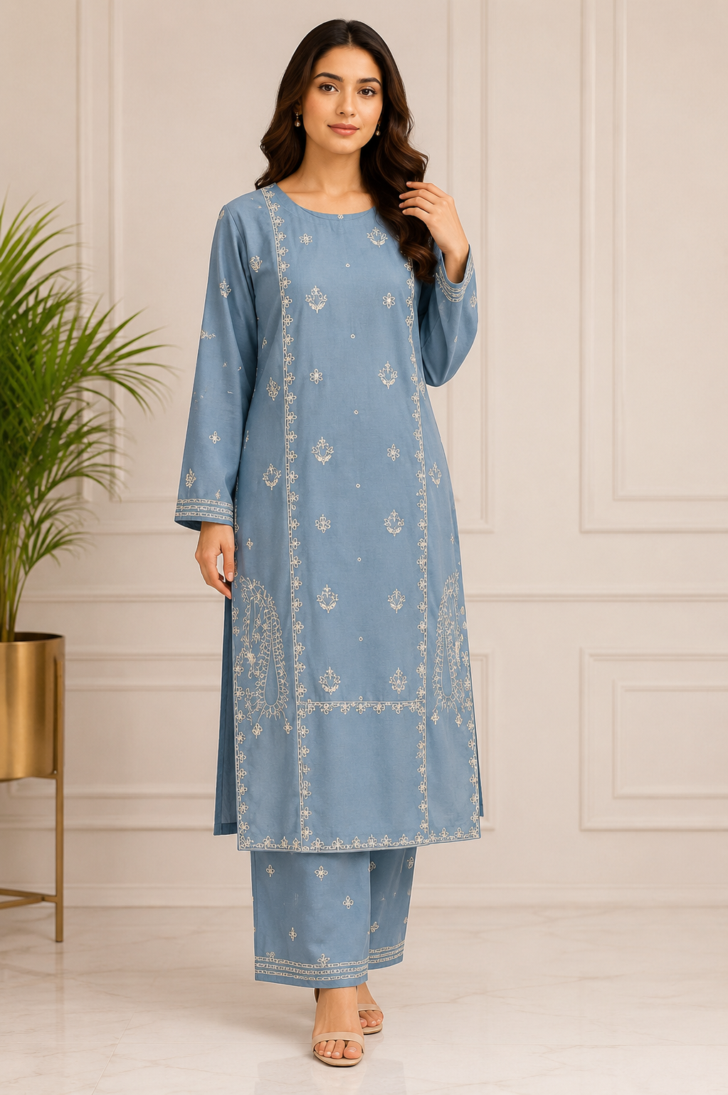 2 Piece lawn cotton suit
