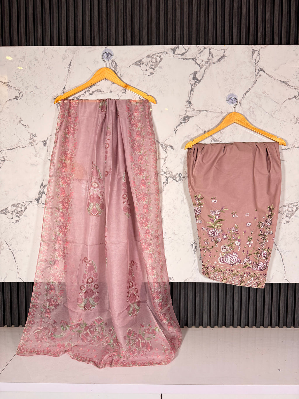 3 Piece Embroidered Winter Cotton suit