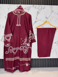 3 Piece Marina Embroidered Suit