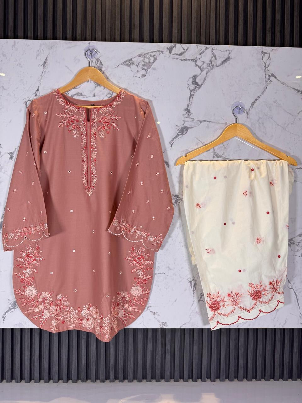 2 Piece Embroidered Farshi Shalwar