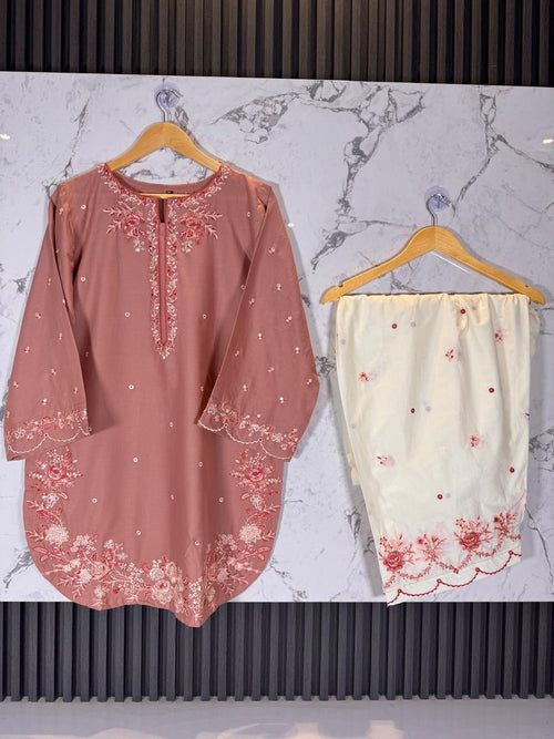2 Piece Embroidered Farshi Shalwar