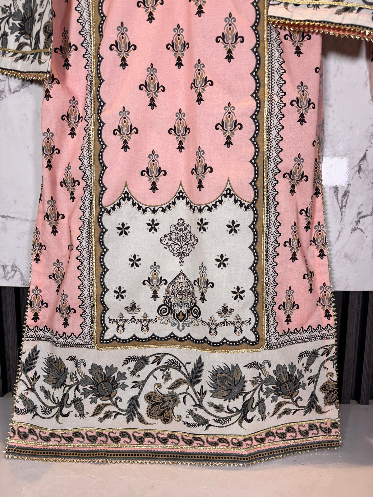 3 Piece Embroidered Winter Cotton Suit
