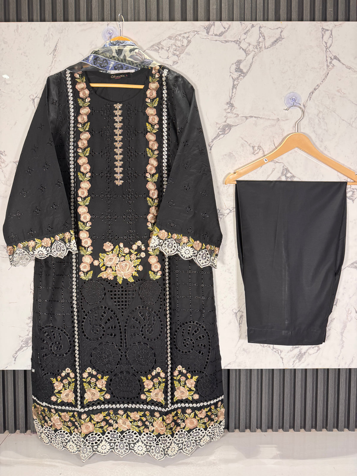 3 Piece Lawn Cotton Embroidered Suit