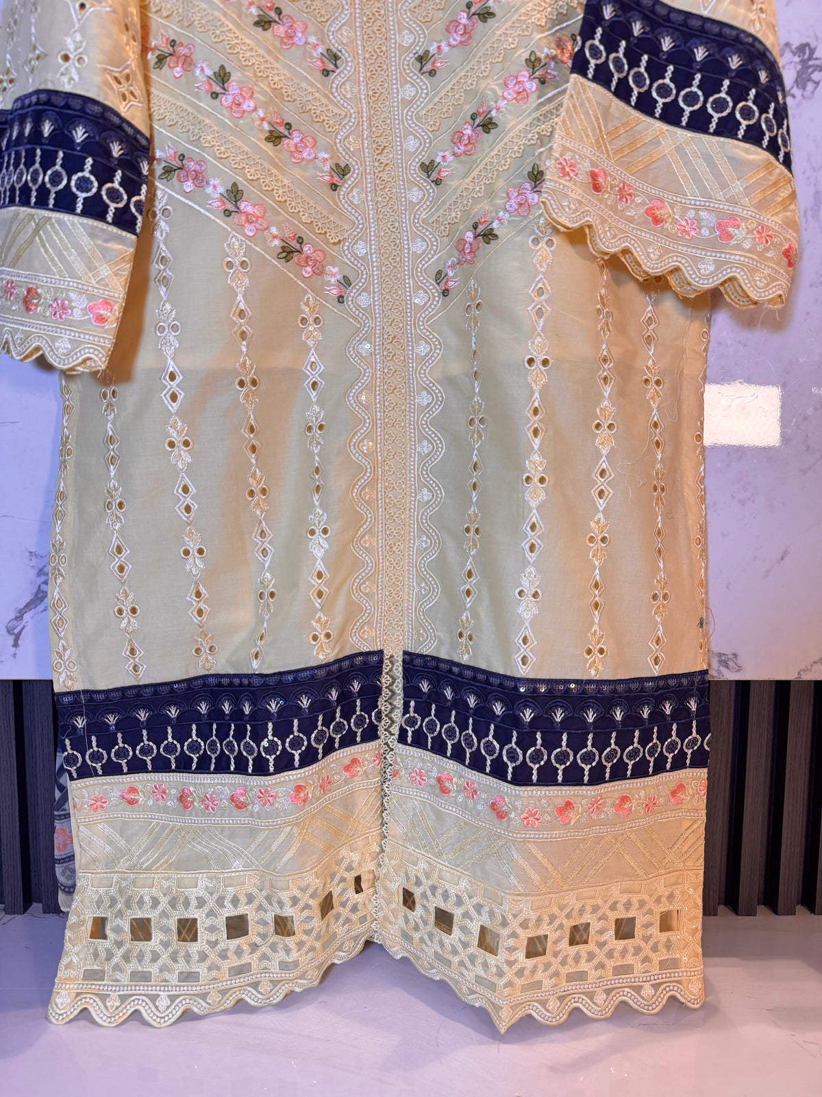 3 Piece Chickenkari Embroidered Lawn Suit
