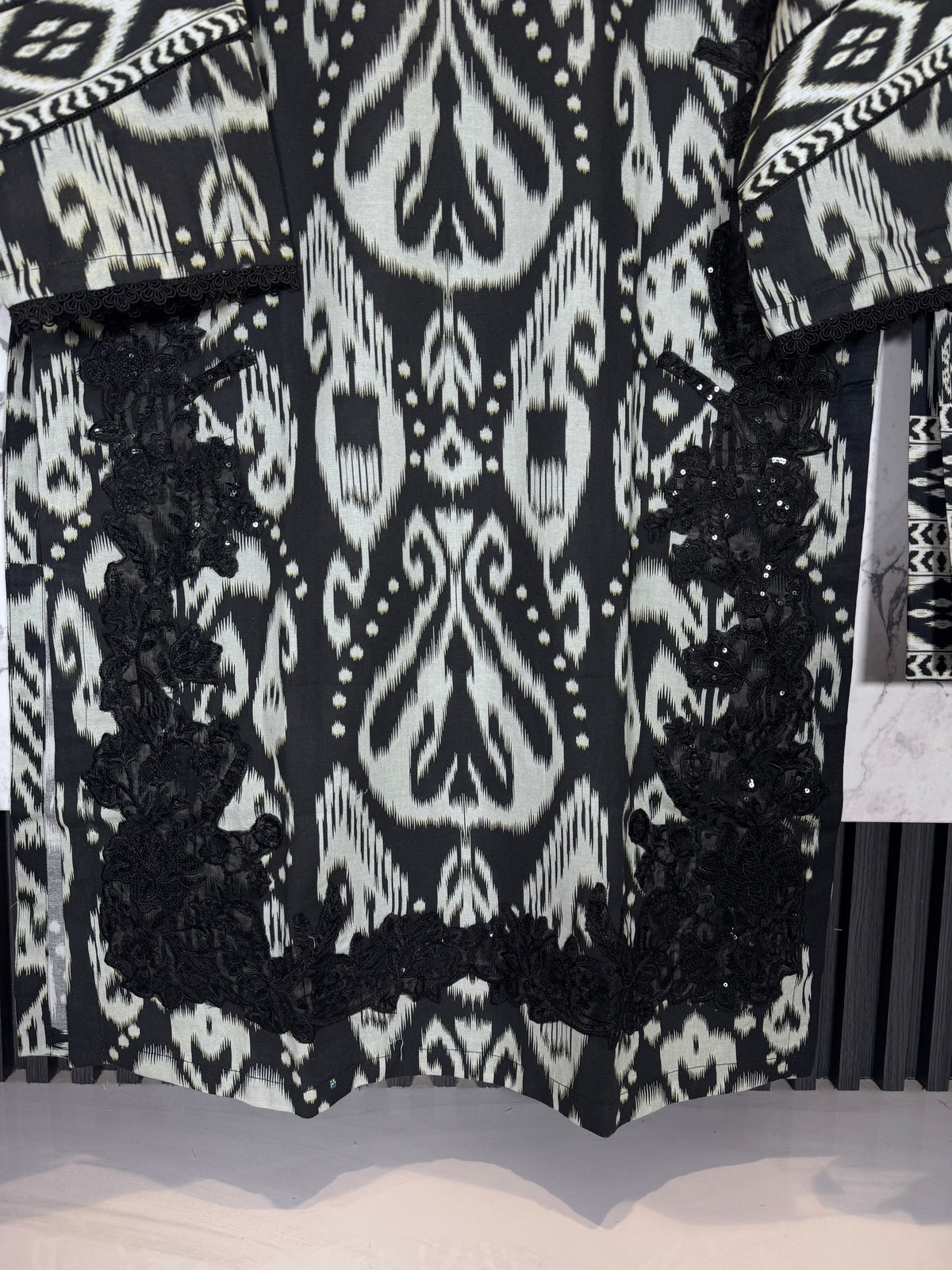 3 Piece Winter Khadder Patch Work Suit