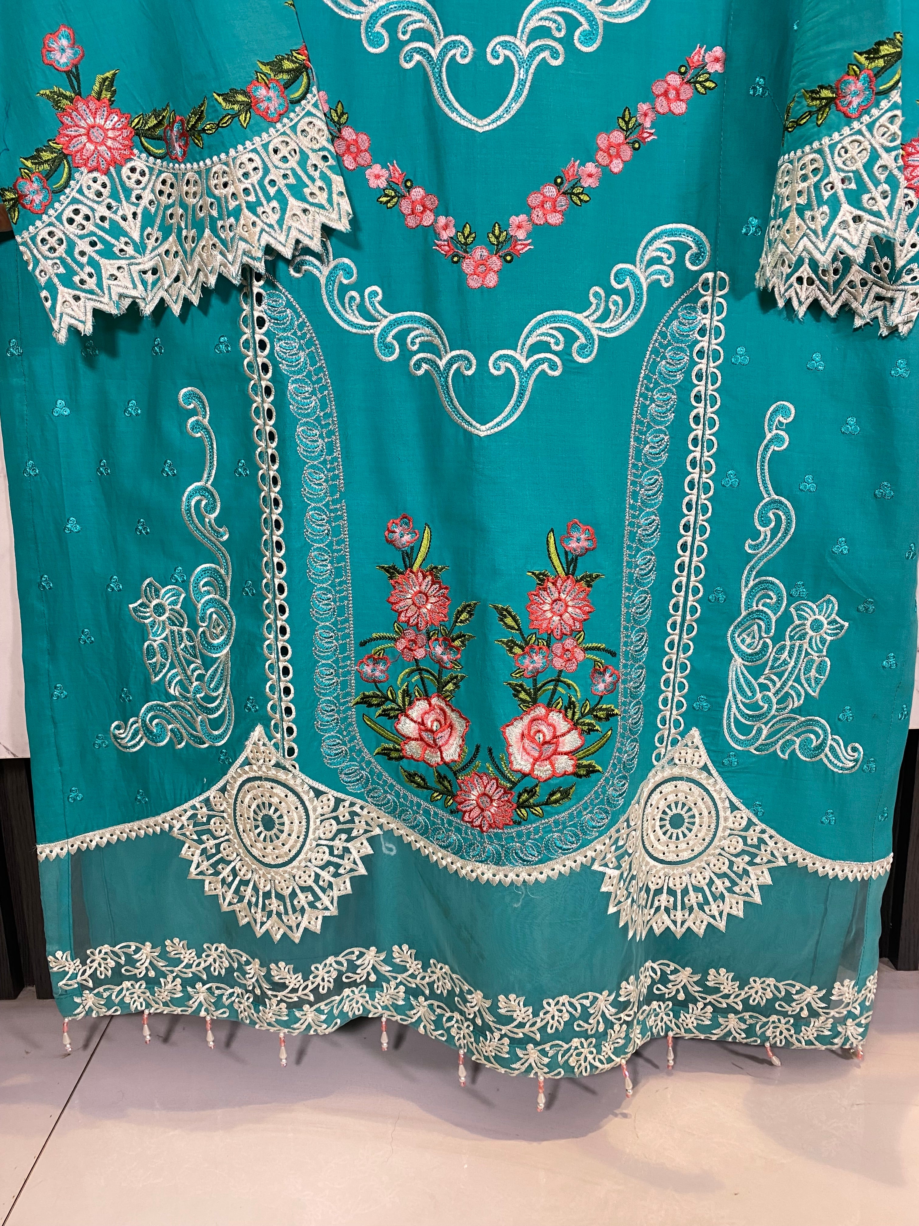 3 Piece - Embroidered Suit